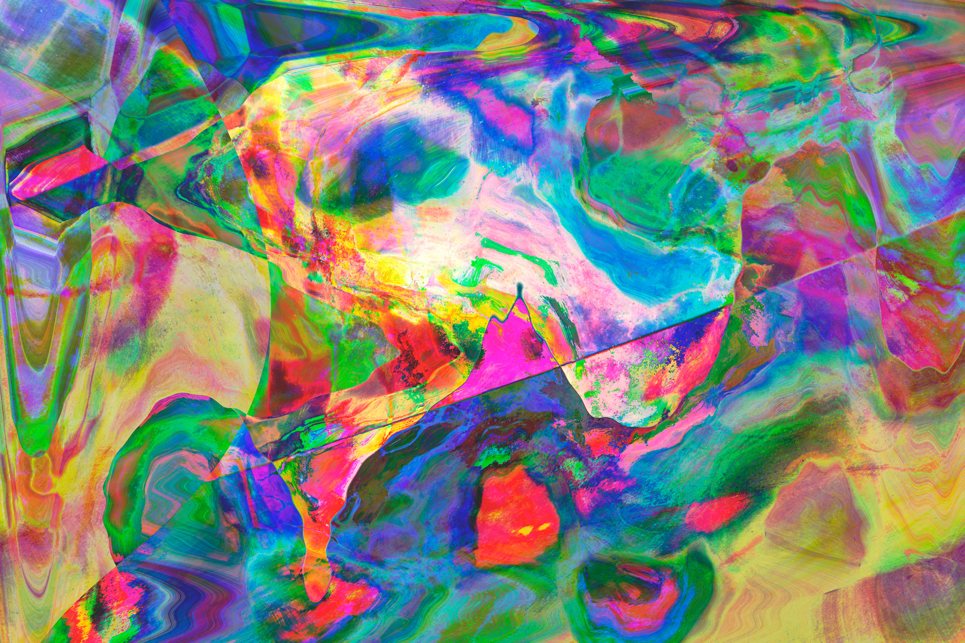 Plaster, paint and dish soap