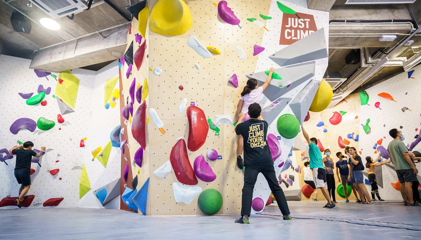 Hong Kong Just Climb new branches interior identity