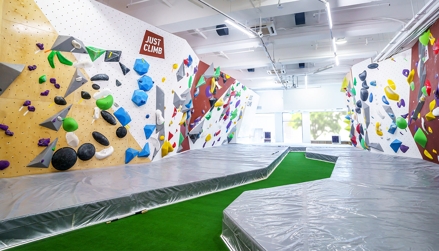 Hong Kong Just Climb new branches interior identity