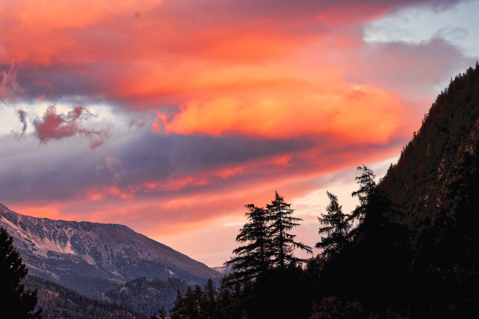 Sunset from Heiligenblut