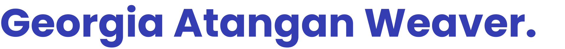 Georgia Atangan Weaver
