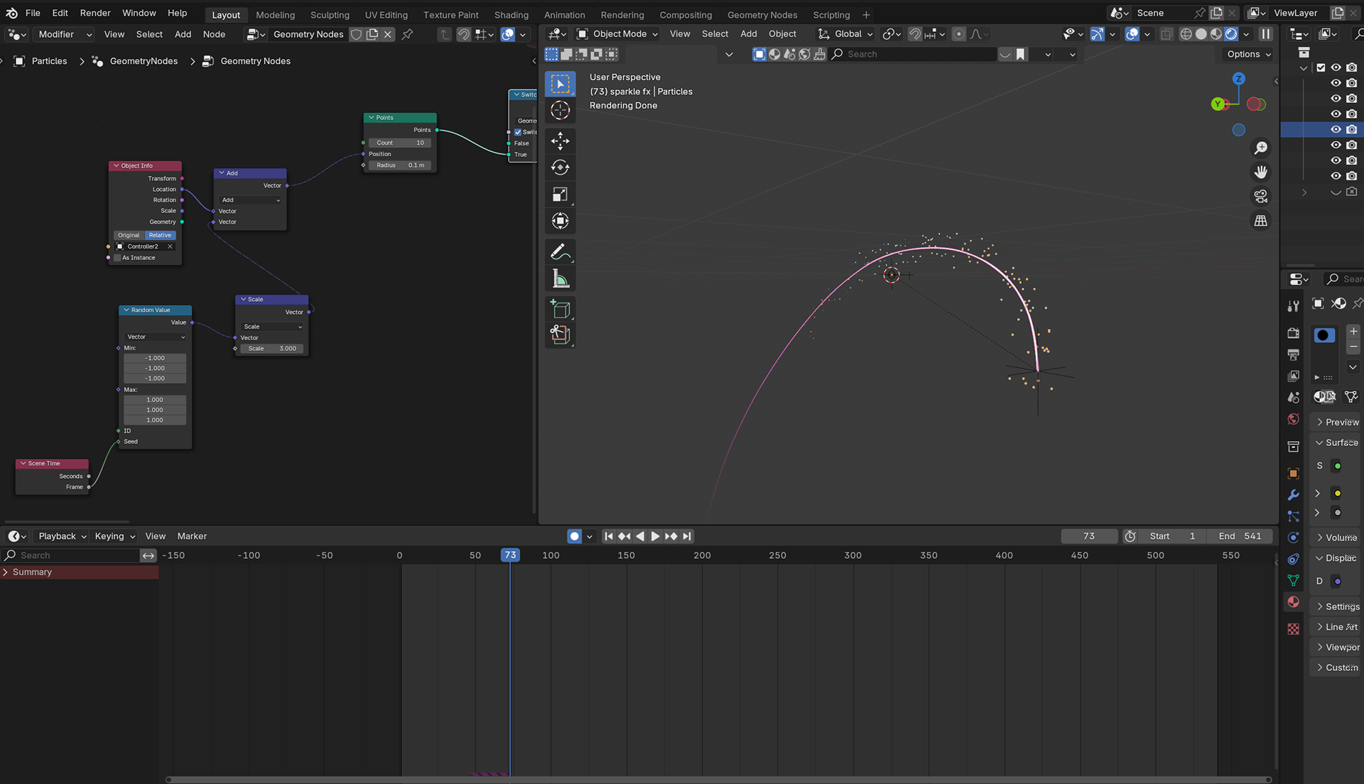 Geometry Node Particles