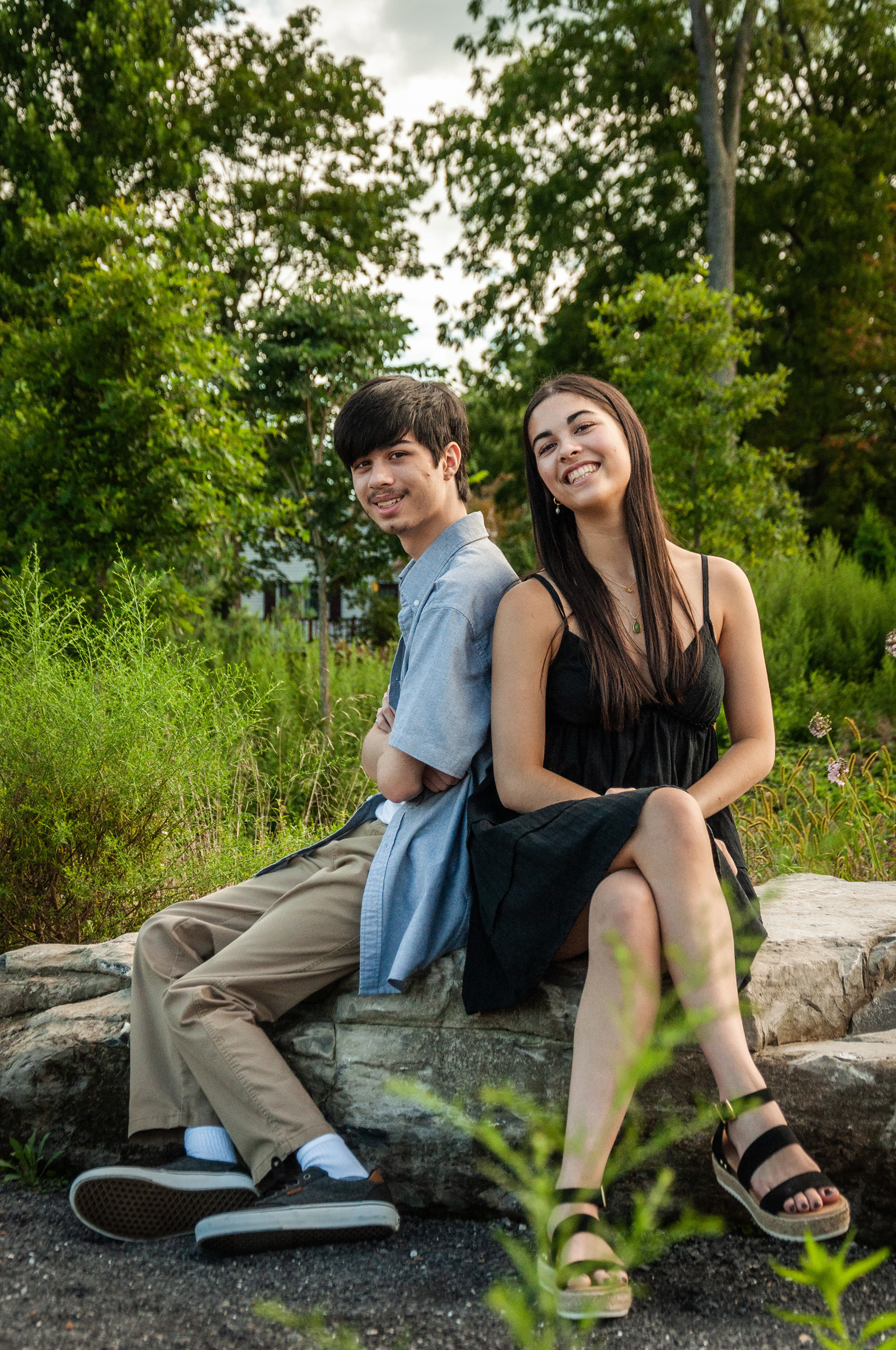 Sibling Senior Photo