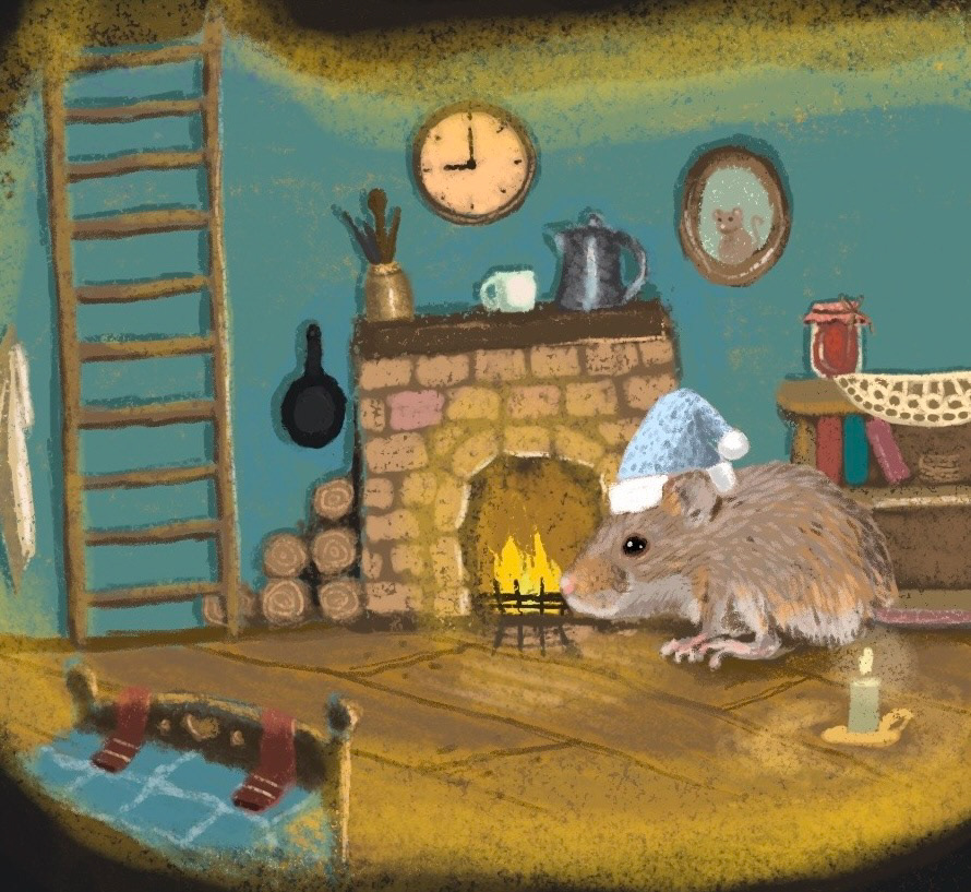 Cozy Mouse, Procreate