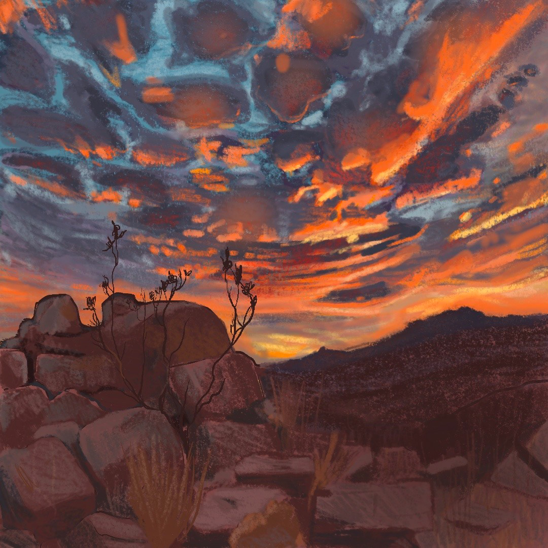 Natural Landscape, Procreate