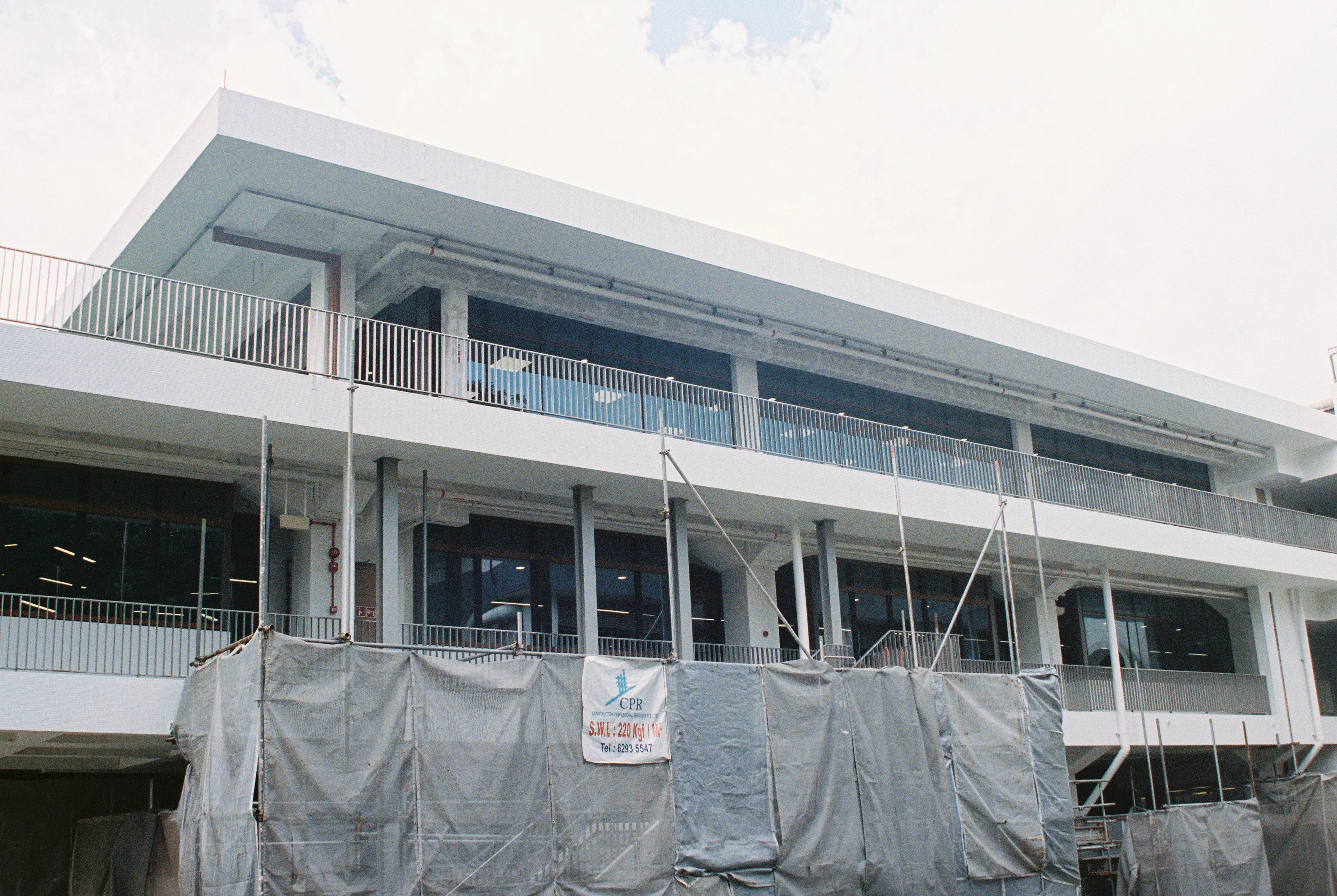 Wanted to capture an image of Central Library while it was being constructed (might become a relic in the future?)