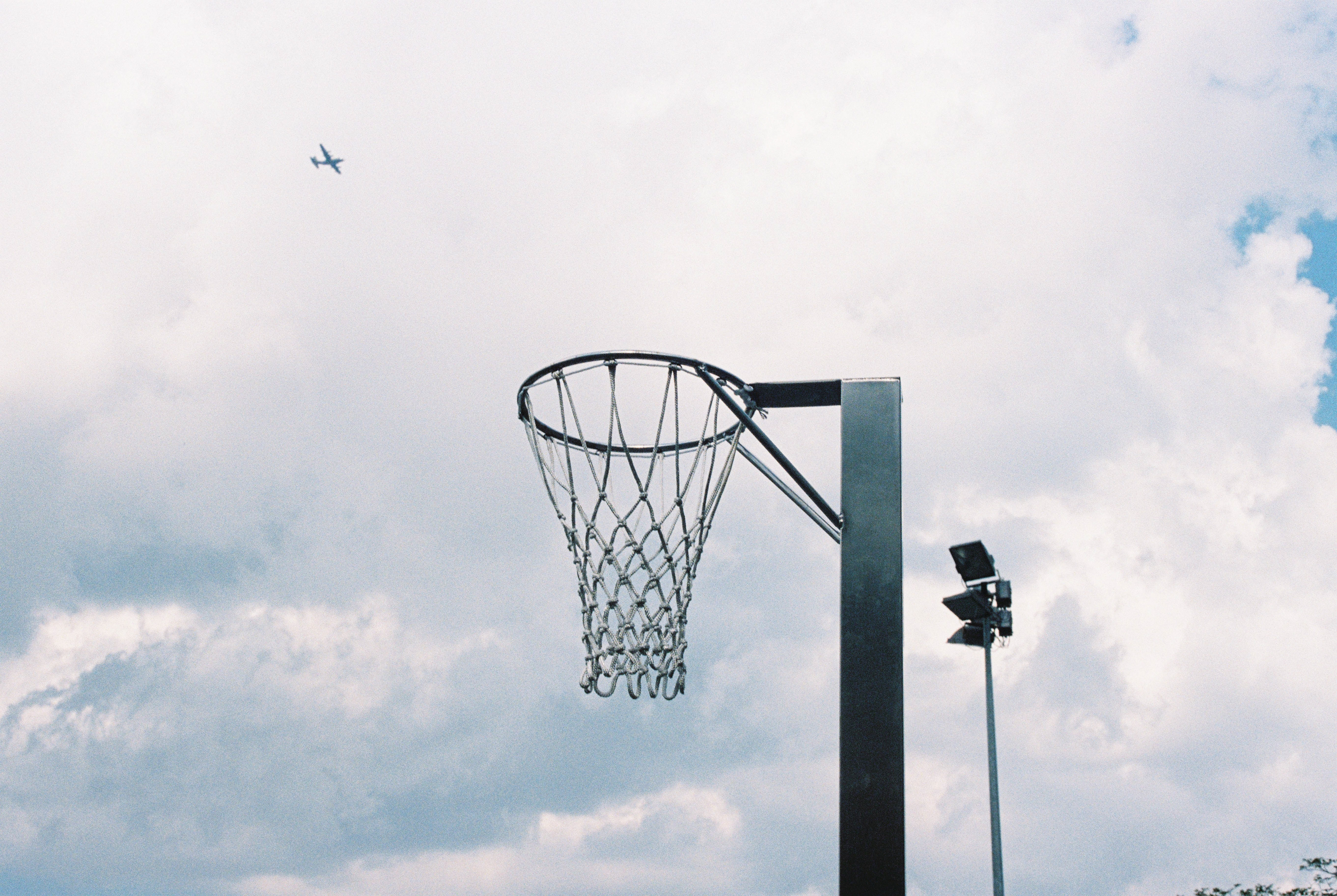 Typical Hoop in the Sky shot
