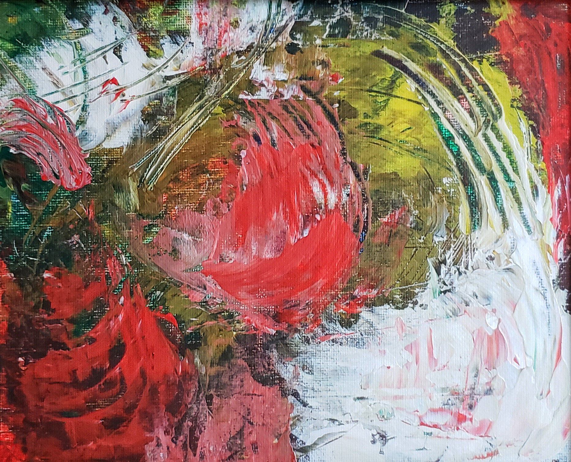 Acrylic-Floral Garden