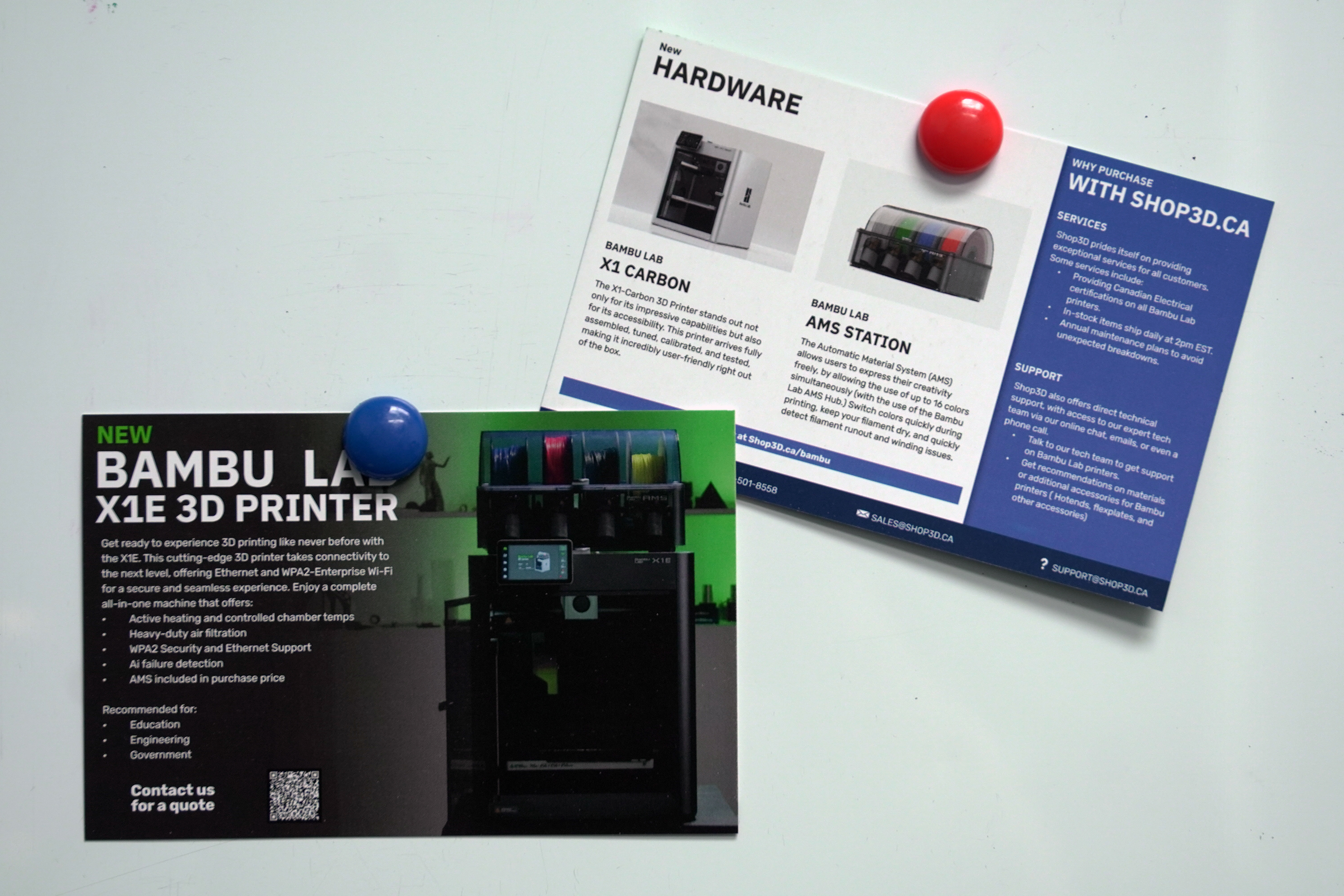 Bambu Lab Shipping Card