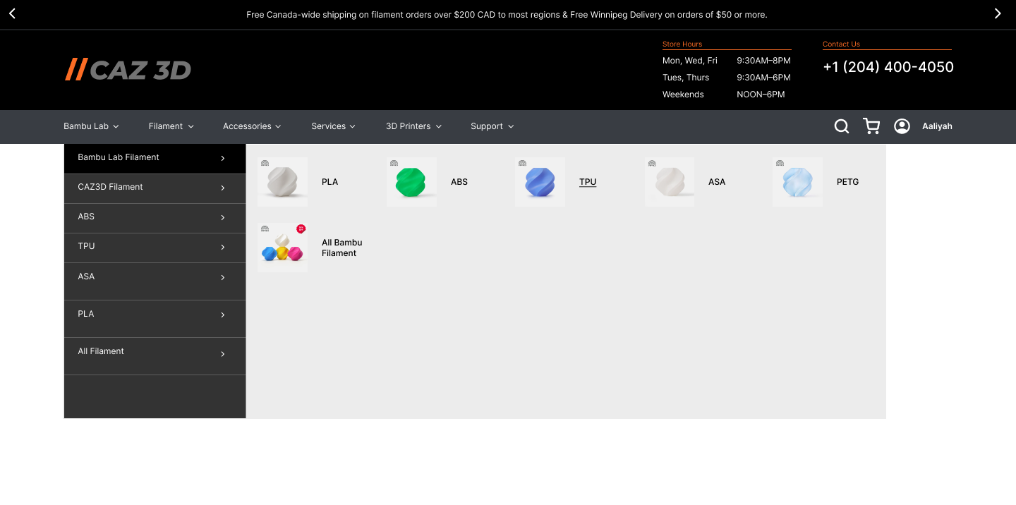 High fidelity navigation - Filament