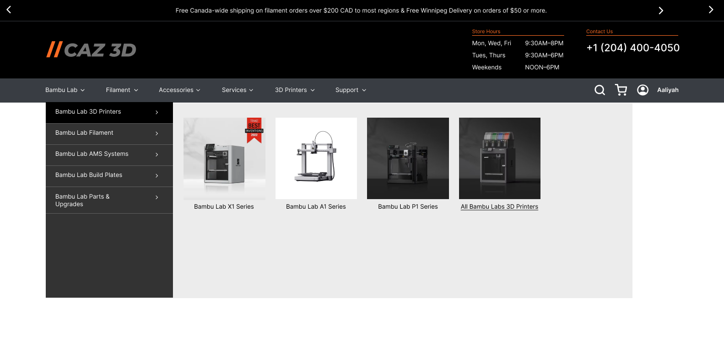 High fidelity navigation - 3D printers
