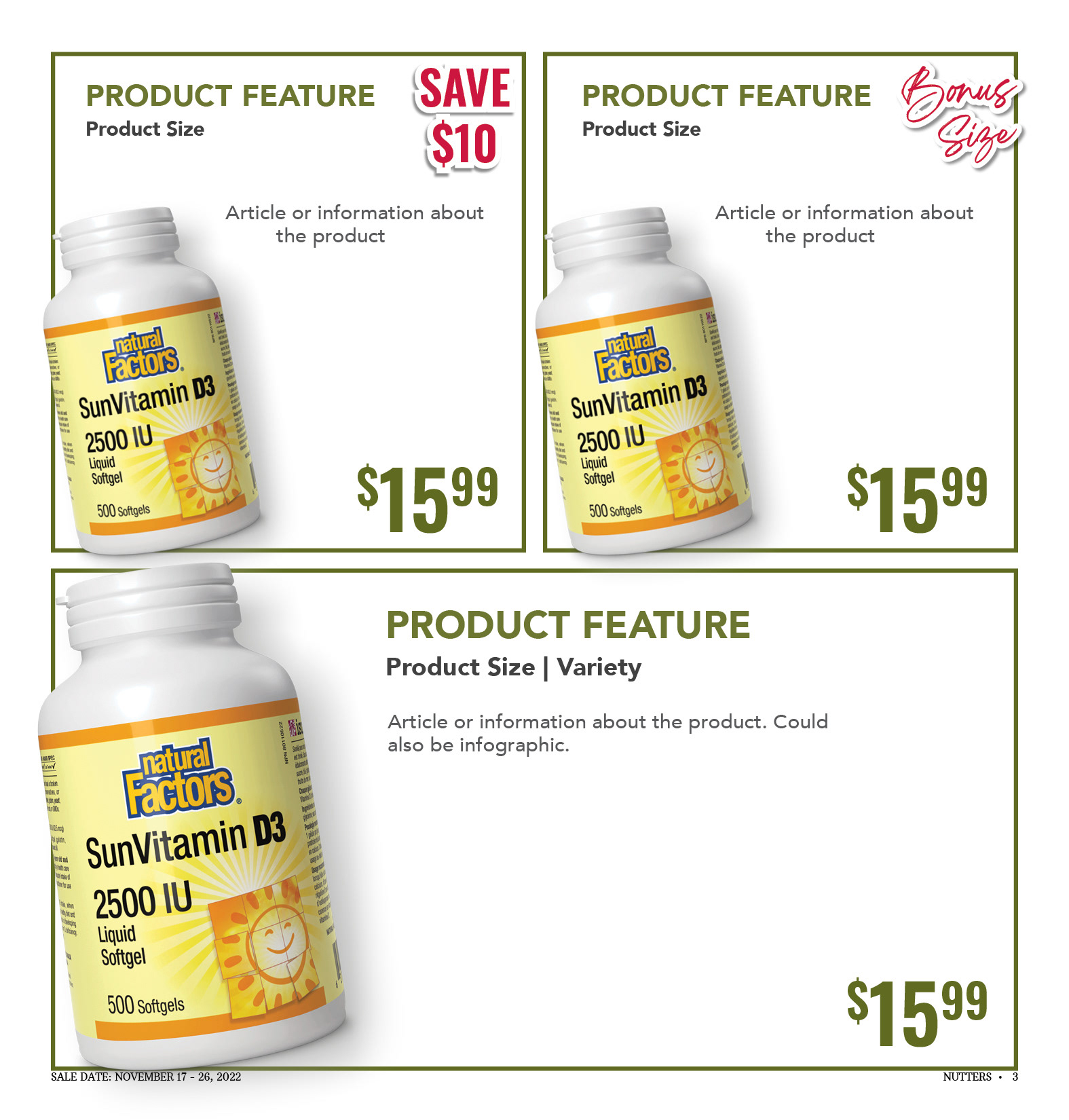 Featured Product Spaces
