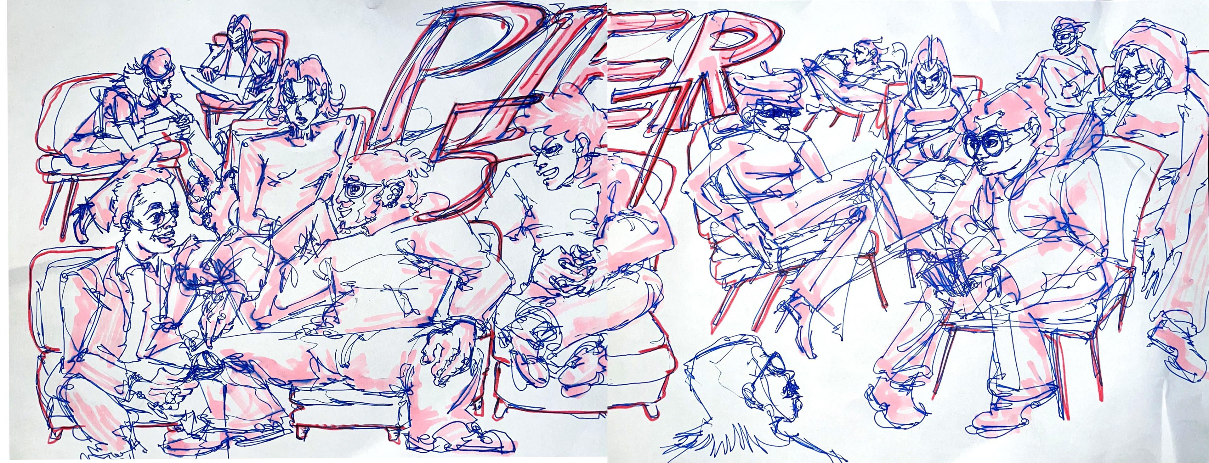 Mural design for PIER 57