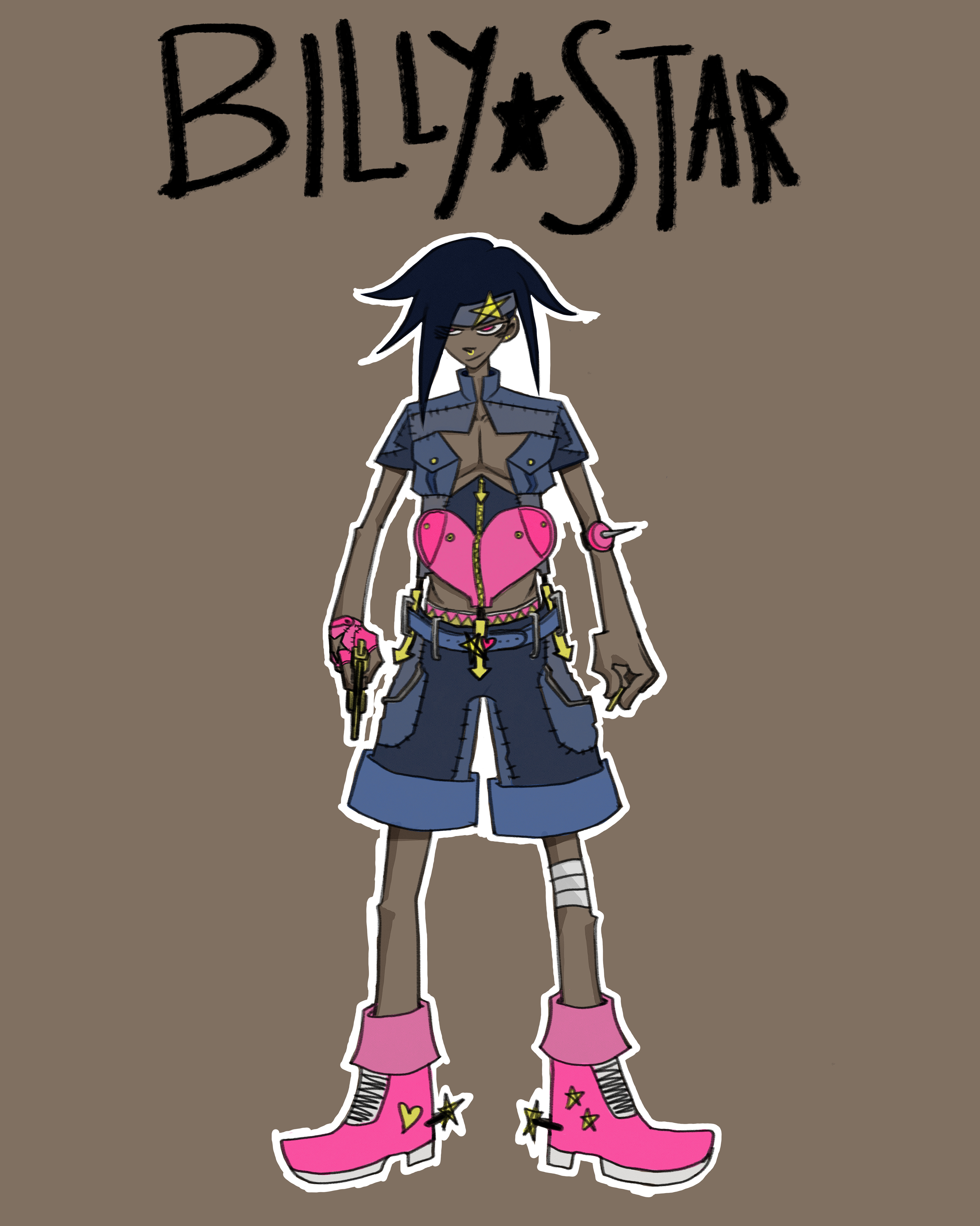 Billy Star: Original character based on "Billy the Kid"