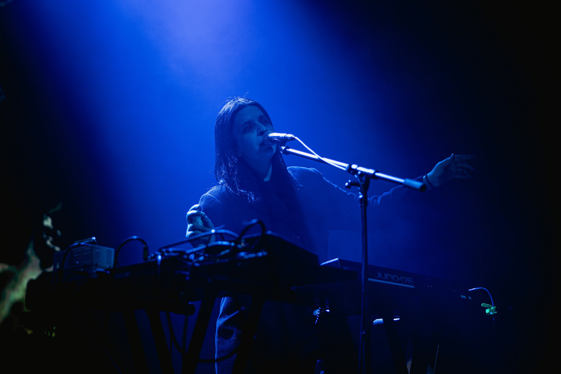 VOWWS performing live at Palladium Riga in Riga, Latvia, on February 9, 2026.Support act for Kim Dracula. A dark, atmospheric set rooted in post-punk and industrial rock.