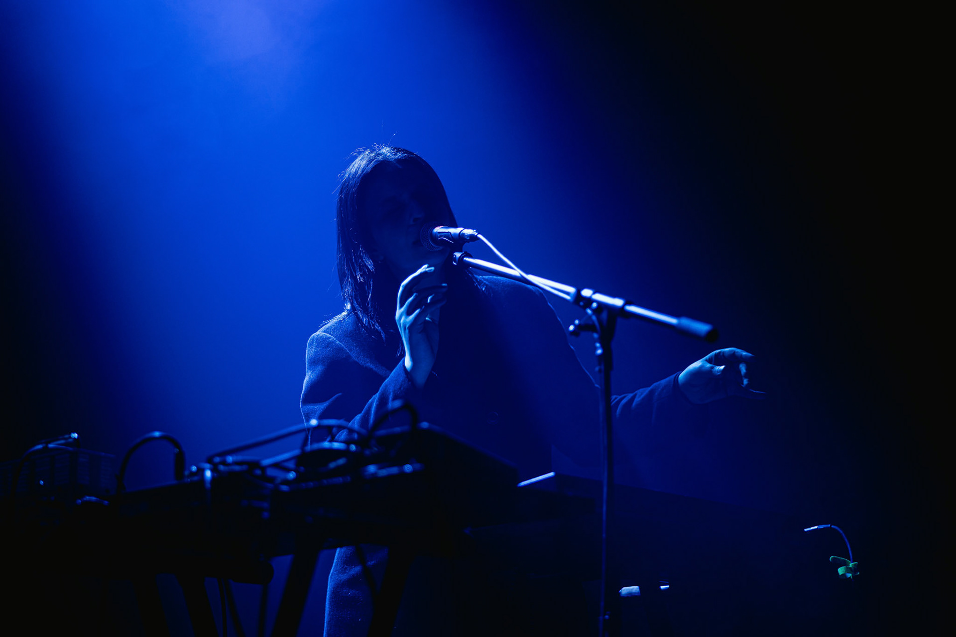 VOWWS performing live at Palladium Riga in Riga, Latvia, on February 9, 2026.Support act for Kim Dracula. A dark, atmospheric set rooted in post-punk and industrial rock.