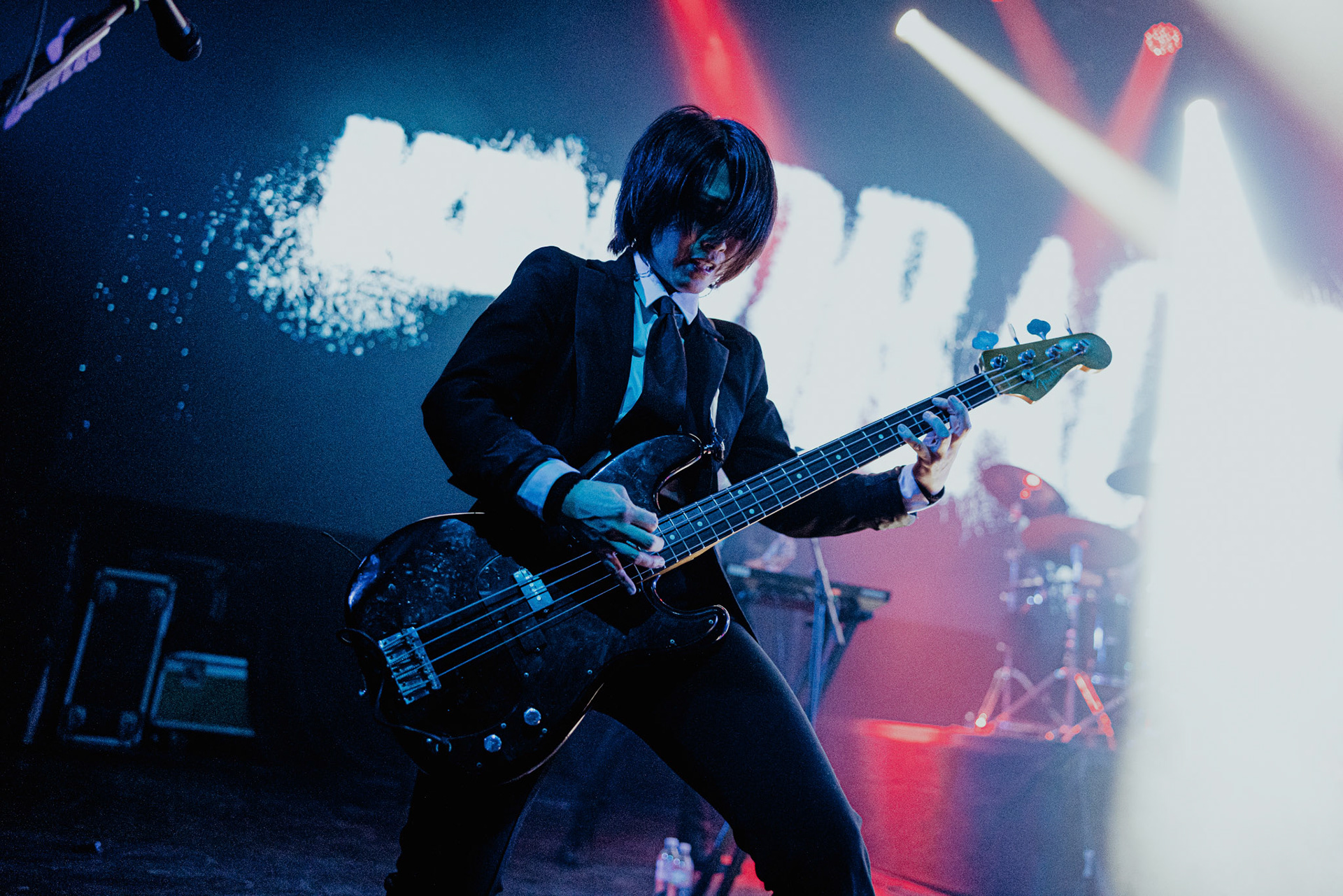 Kim Dracula performing live at Palladium Riga in Riga, Latvia, on February 9, 2026.A visually intense and genre-defying performance blending industrial, alternative metal and theatrical elements.