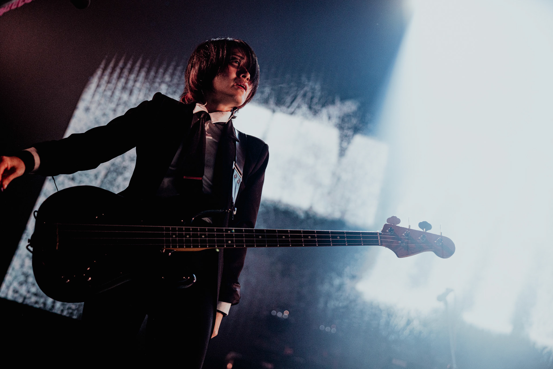 Kim Dracula performing live at Palladium Riga in Riga, Latvia, on February 9, 2026.A visually intense and genre-defying performance blending industrial, alternative metal and theatrical elements.