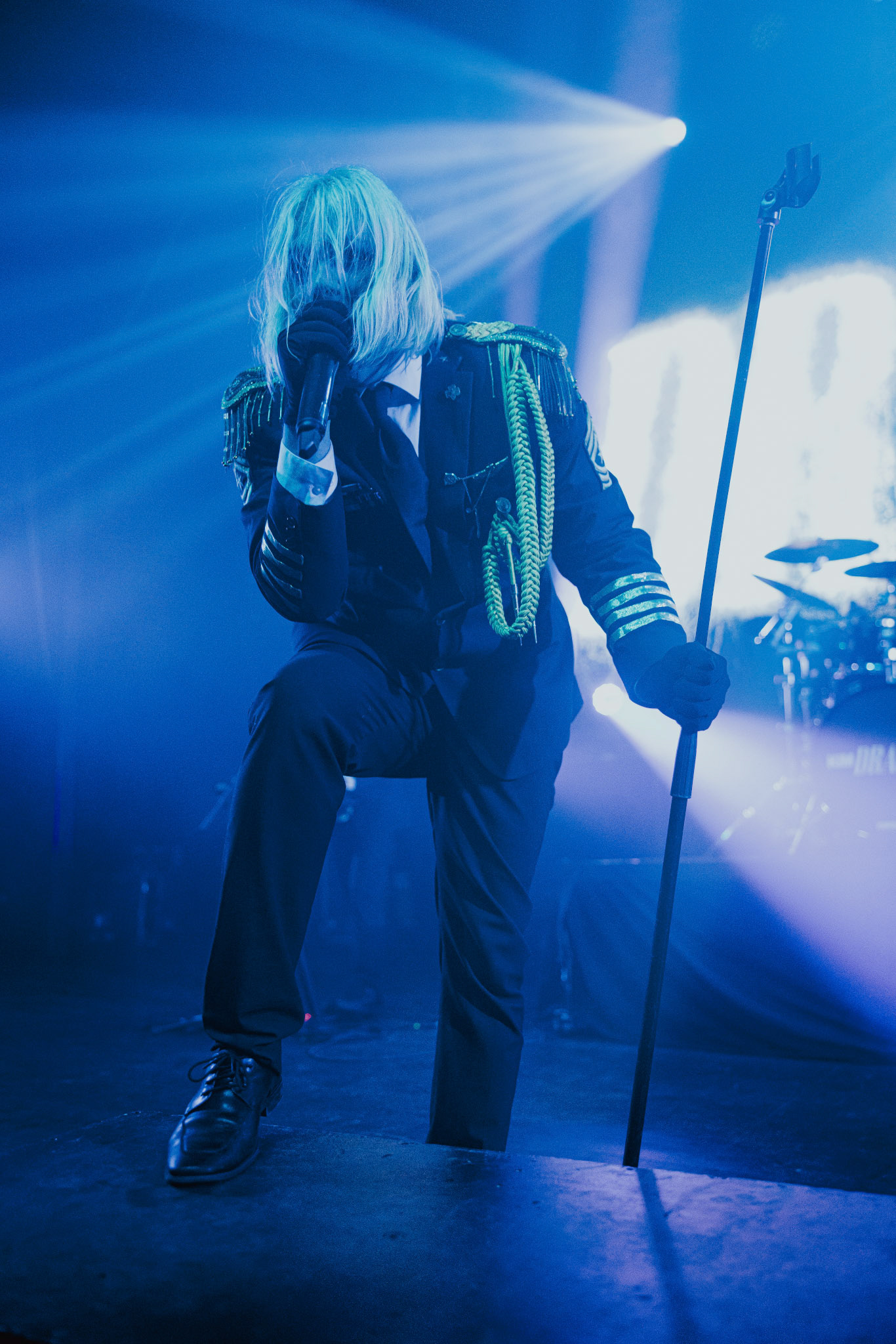 Kim Dracula performing live at Palladium Riga in Riga, Latvia, on February 9, 2026.A visually intense and genre-defying performance blending industrial, alternative metal and theatrical elements.