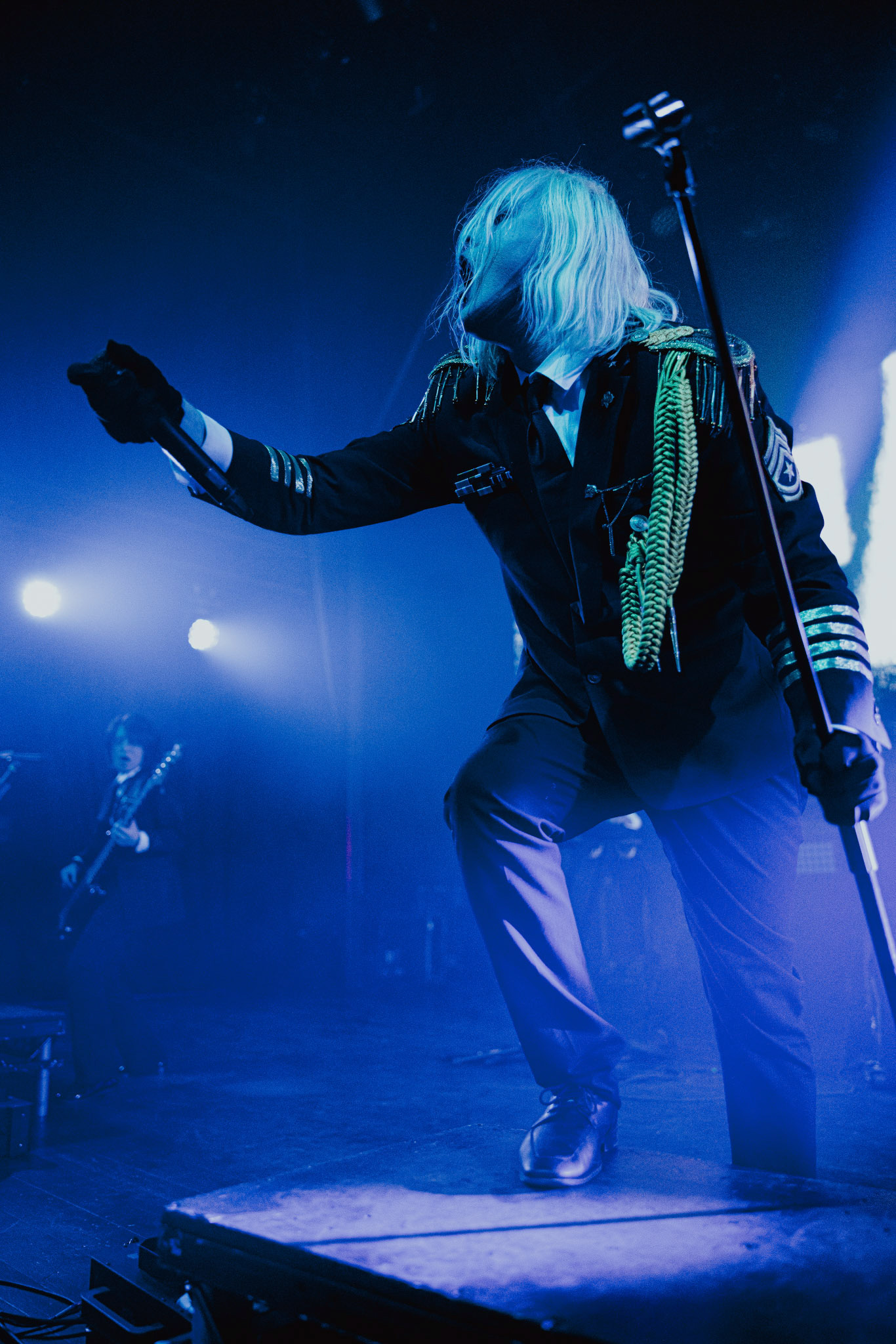 Kim Dracula performing live at Palladium Riga in Riga, Latvia, on February 9, 2026.A visually intense and genre-defying performance blending industrial, alternative metal and theatrical elements.