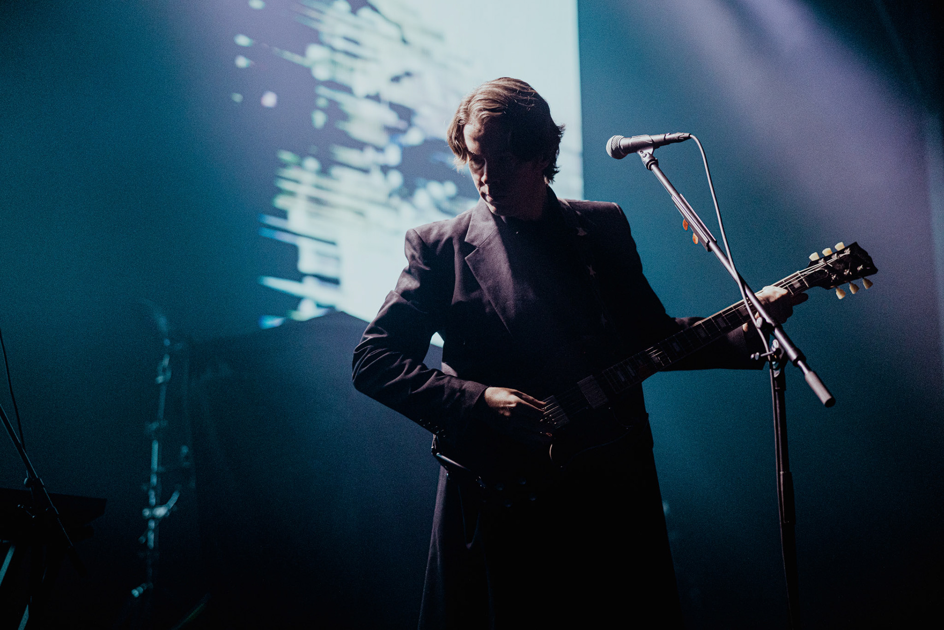 VOWWS performing live at Palladium Riga in Riga, Latvia, on February 9, 2026.Support act for Kim Dracula. A dark, atmospheric set rooted in post-punk and industrial rock.