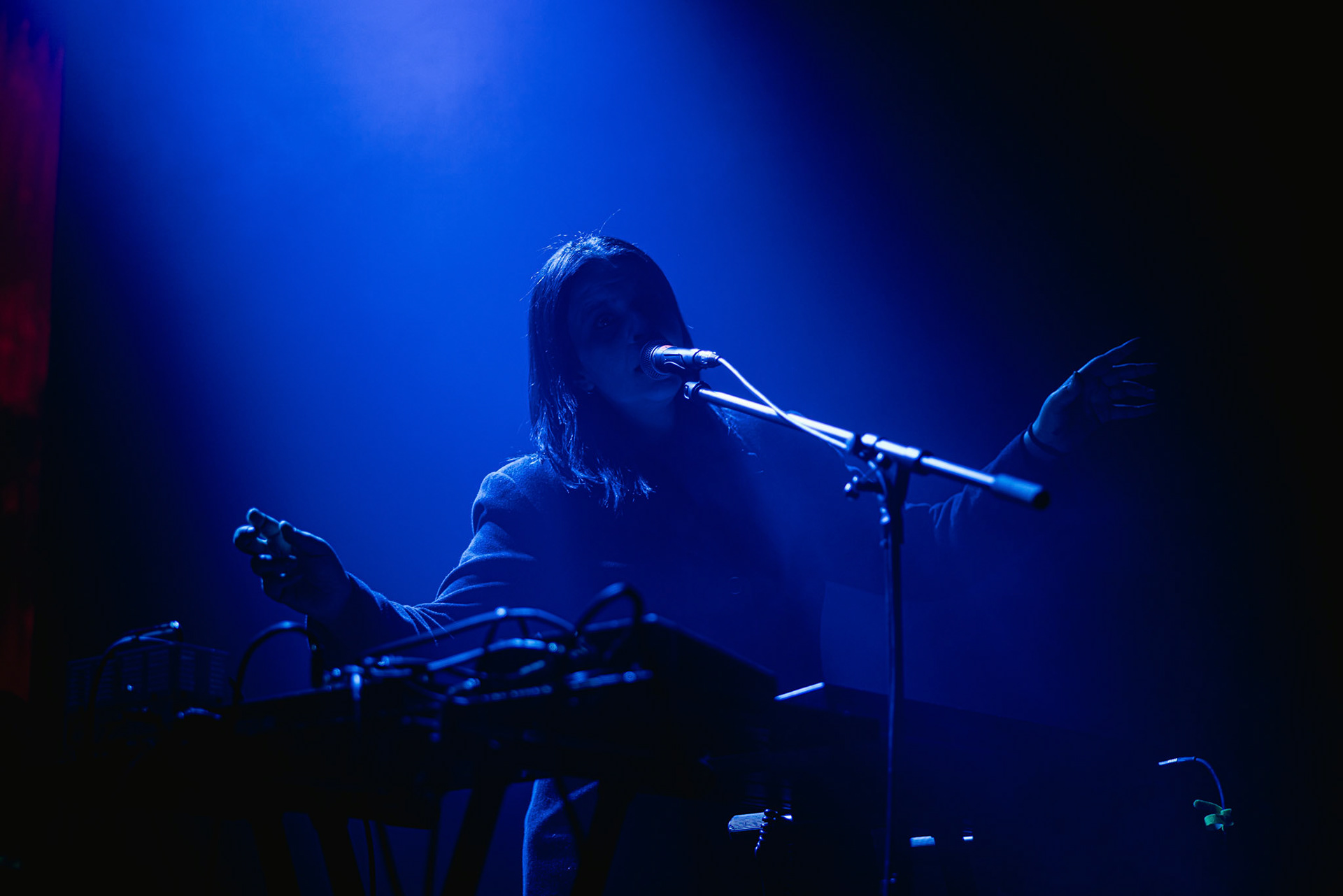 VOWWS performing live at Palladium Riga in Riga, Latvia, on February 9, 2026.Support act for Kim Dracula. A dark, atmospheric set rooted in post-punk and industrial rock.