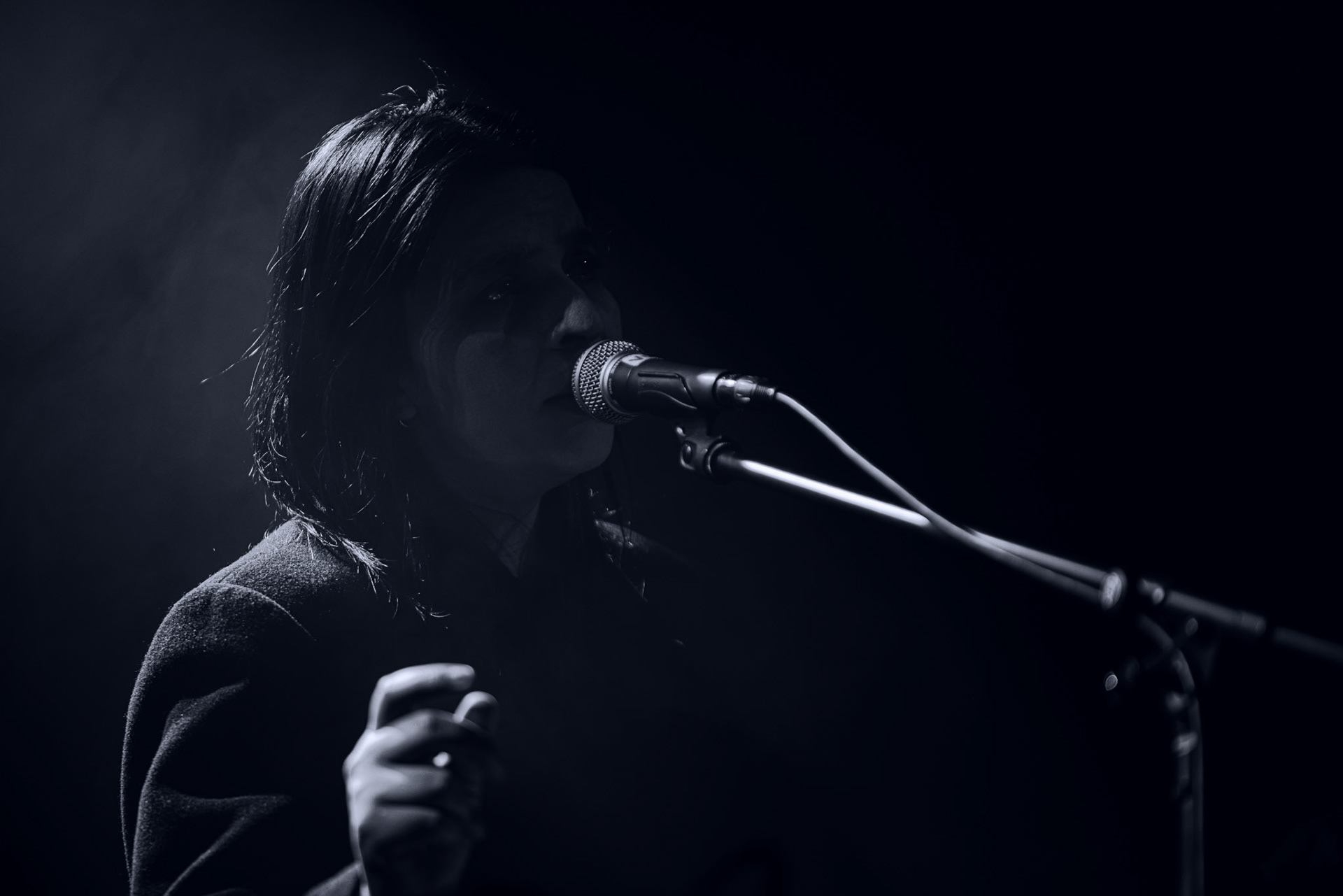 VOWWS performing live at Palladium Riga in Riga, Latvia, on February 9, 2026.Support act for Kim Dracula. A dark, atmospheric set rooted in post-punk and industrial rock.