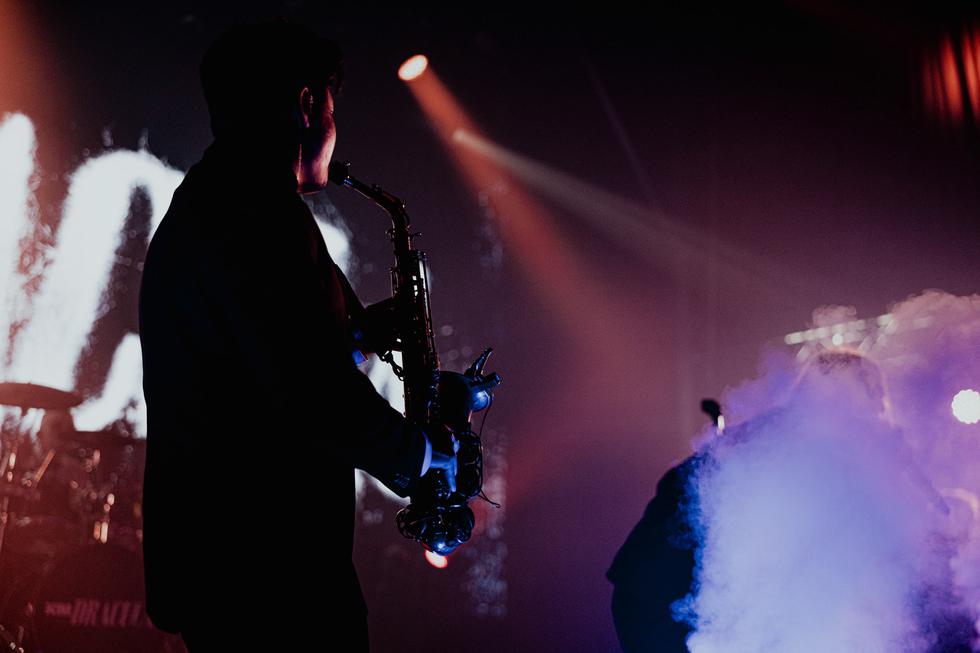 Kim Dracula performing live at Palladium Riga in Riga, Latvia, on February 9, 2026.A visually intense and genre-defying performance blending industrial, alternative metal and theatrical elements.