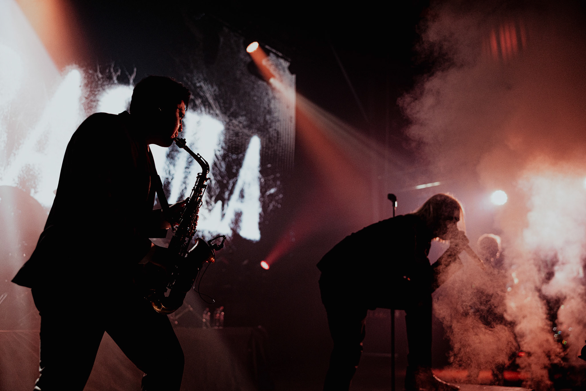 Kim Dracula performing live at Palladium Riga in Riga, Latvia, on February 9, 2026.A visually intense and genre-defying performance blending industrial, alternative metal and theatrical elements.