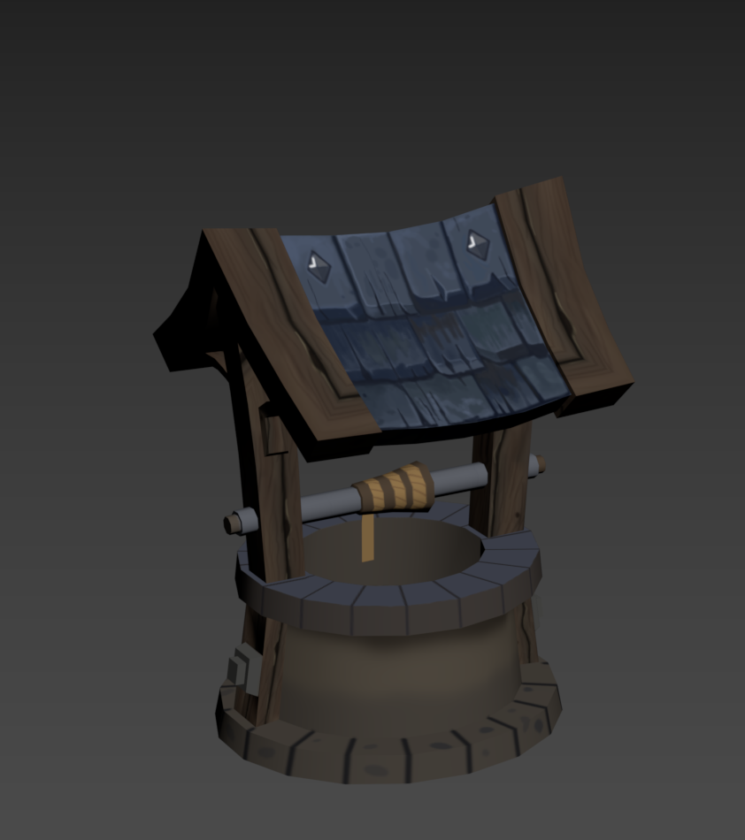 Well with self created textures