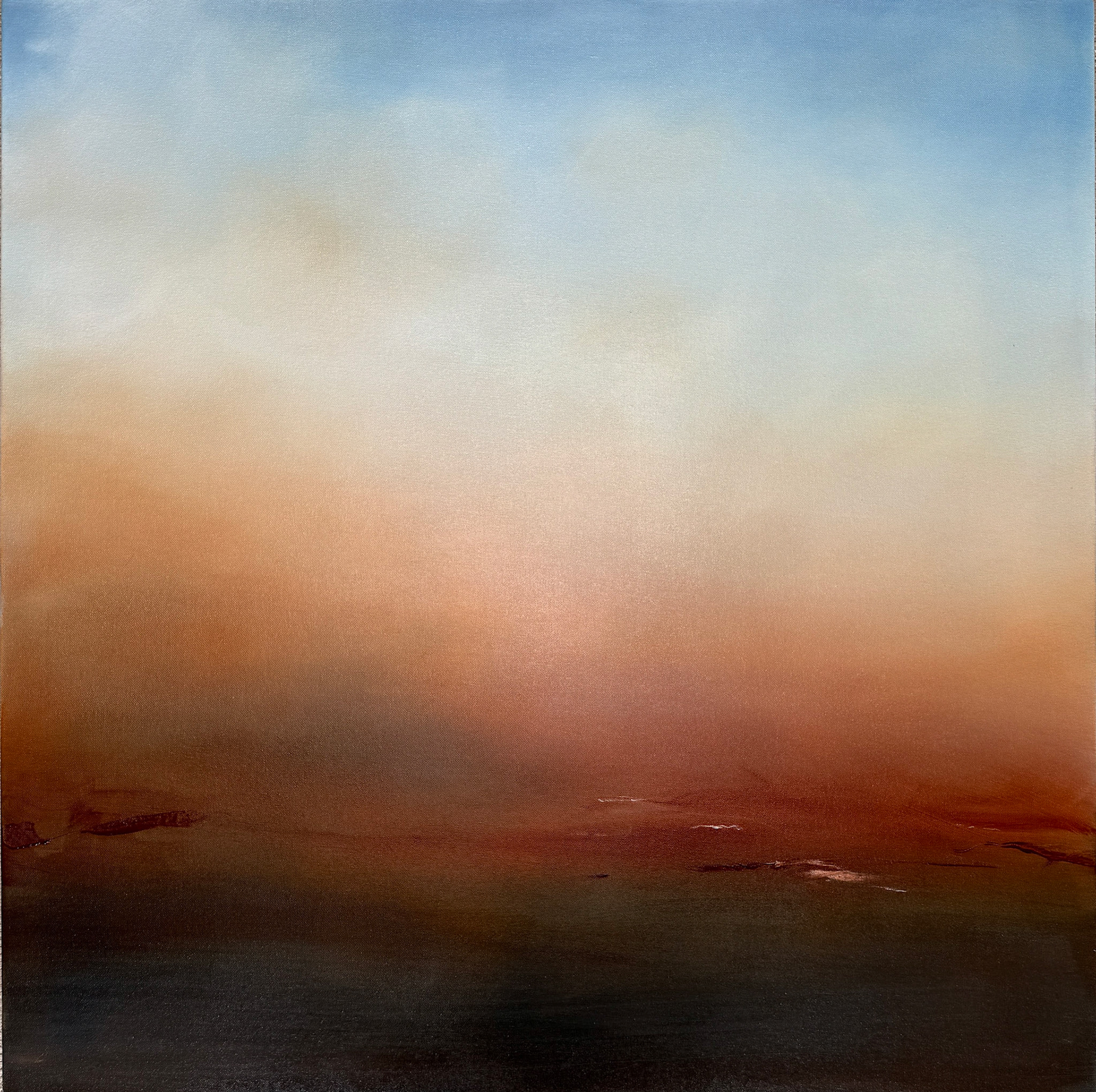 GROUNDED RESONANCE . oil on canvas