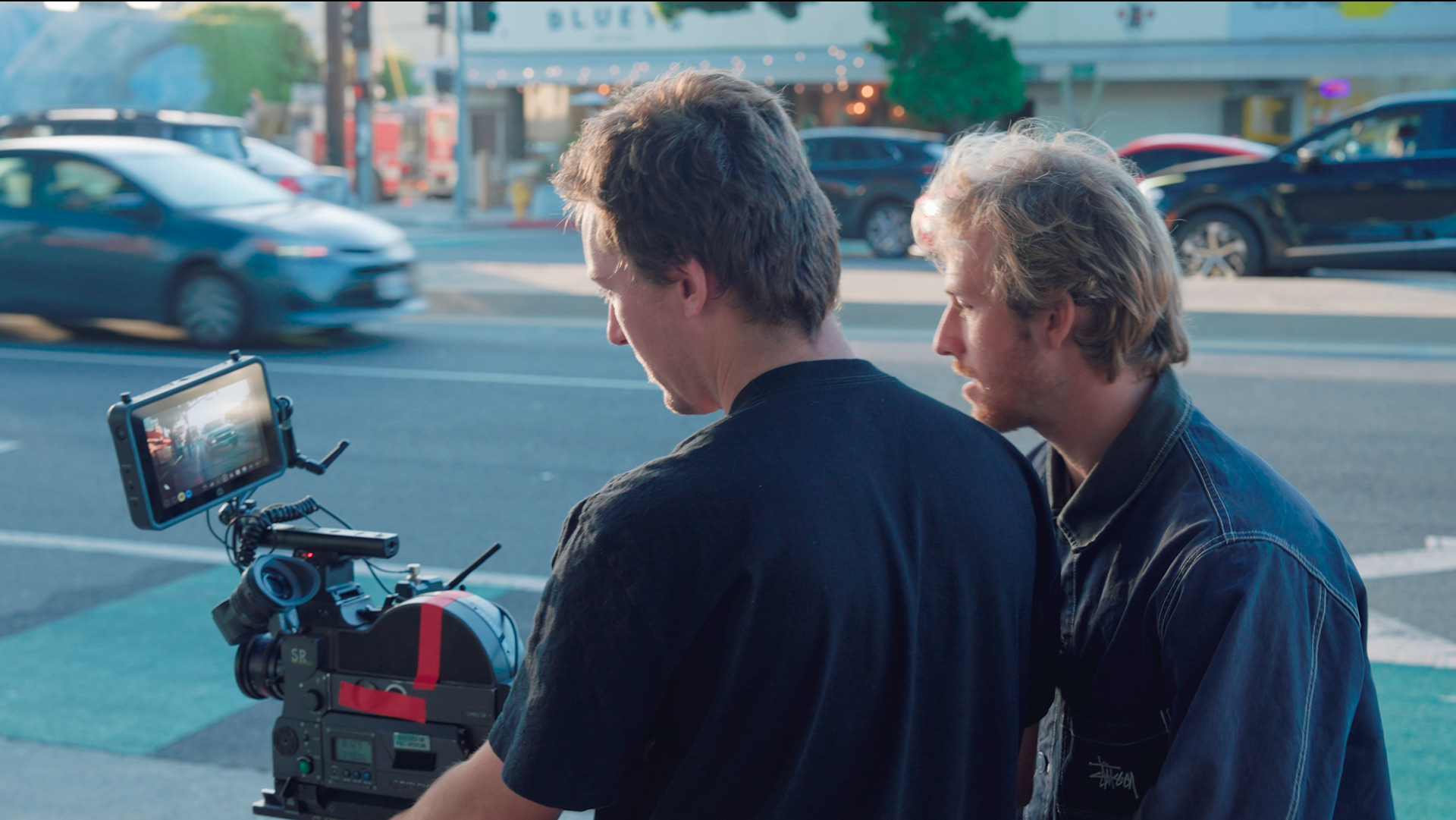 Directing Alienation with DP Grant Duncan. Photo: Henry Michaelis 