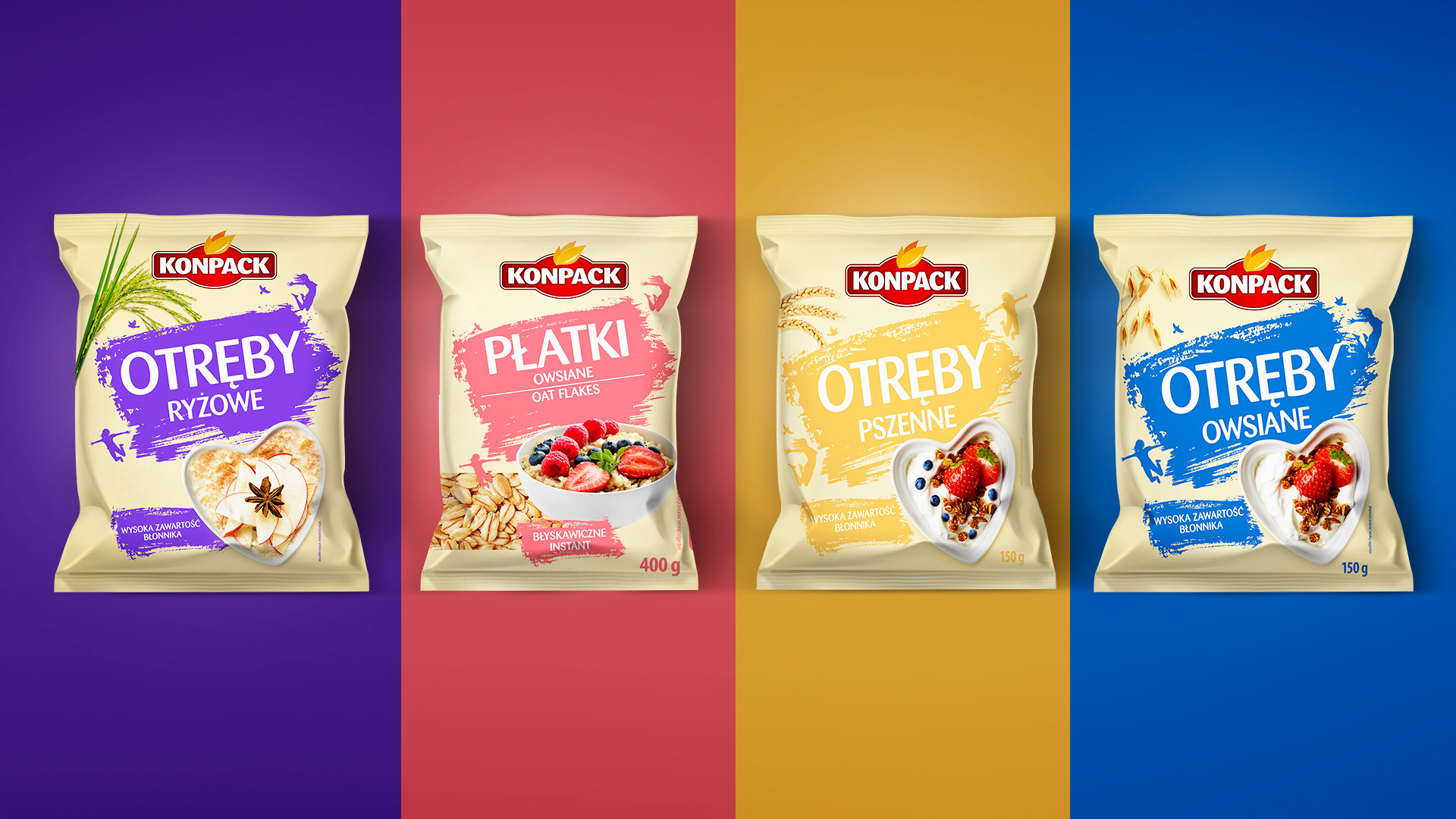 projekt opakowania otręby konpack