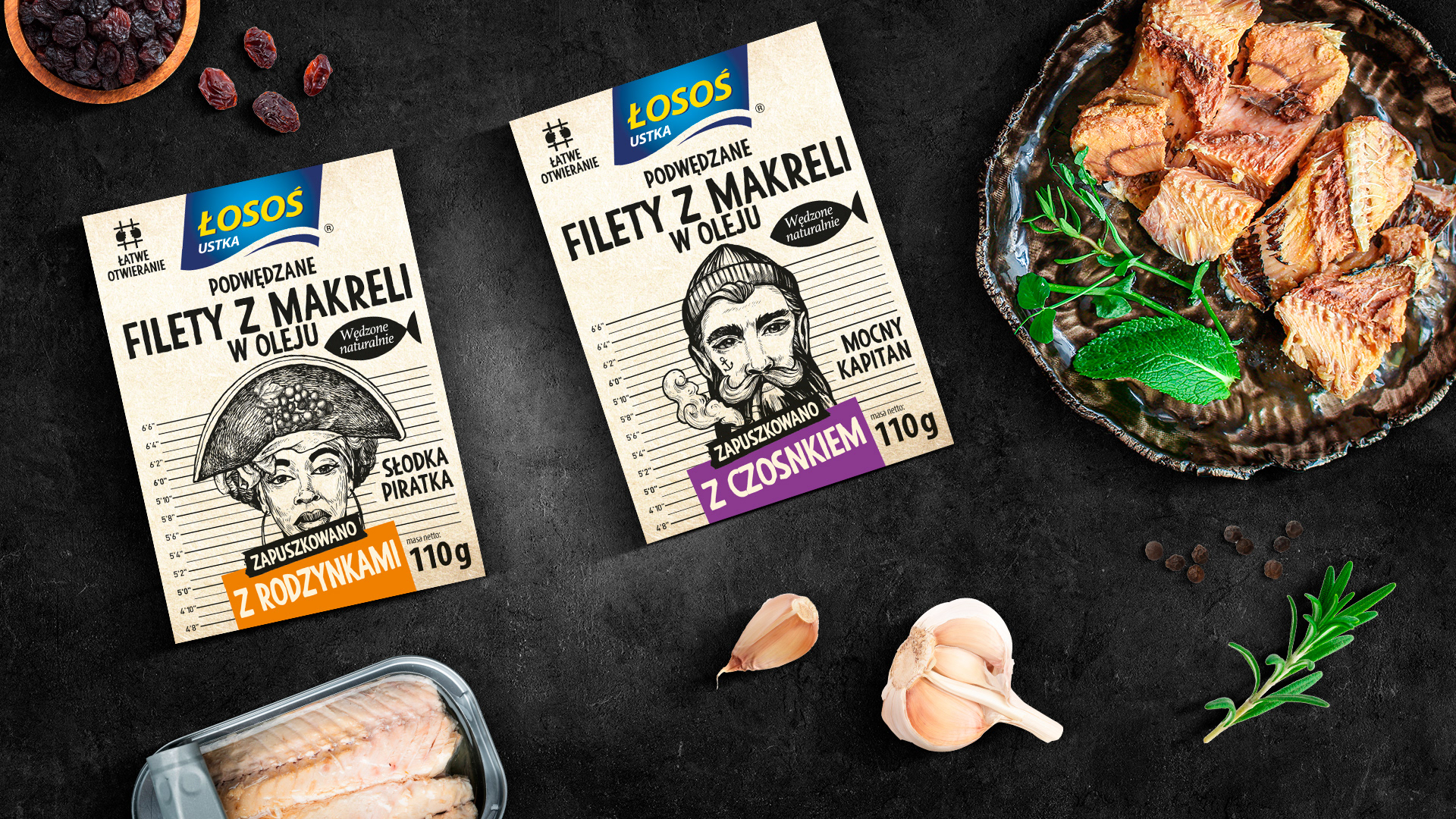 projektowanie opakowań filety z makreli