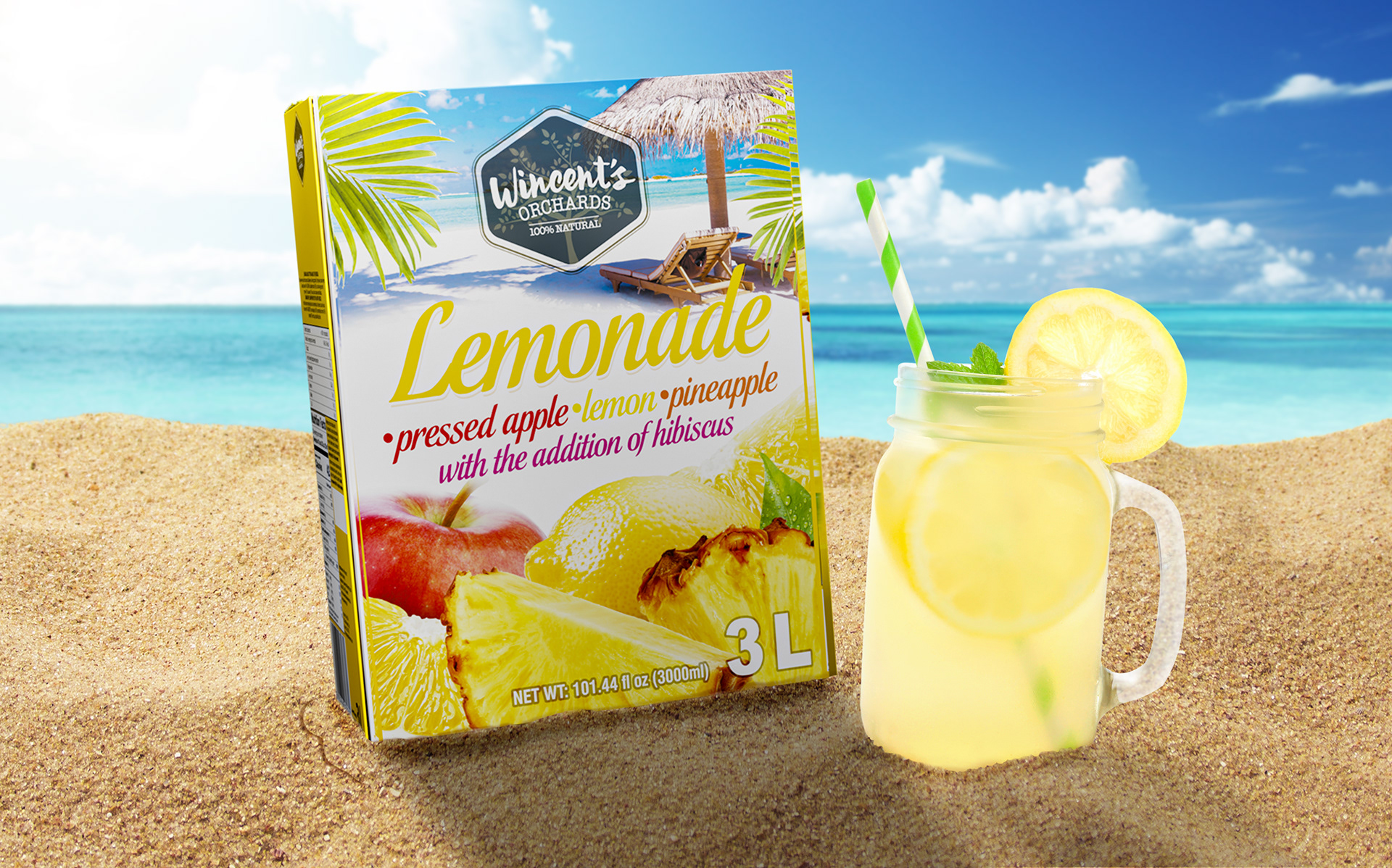 karton lemoniada 3 litry