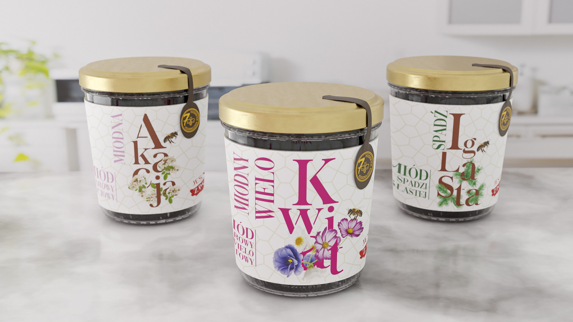 projektowanie opakowań miód