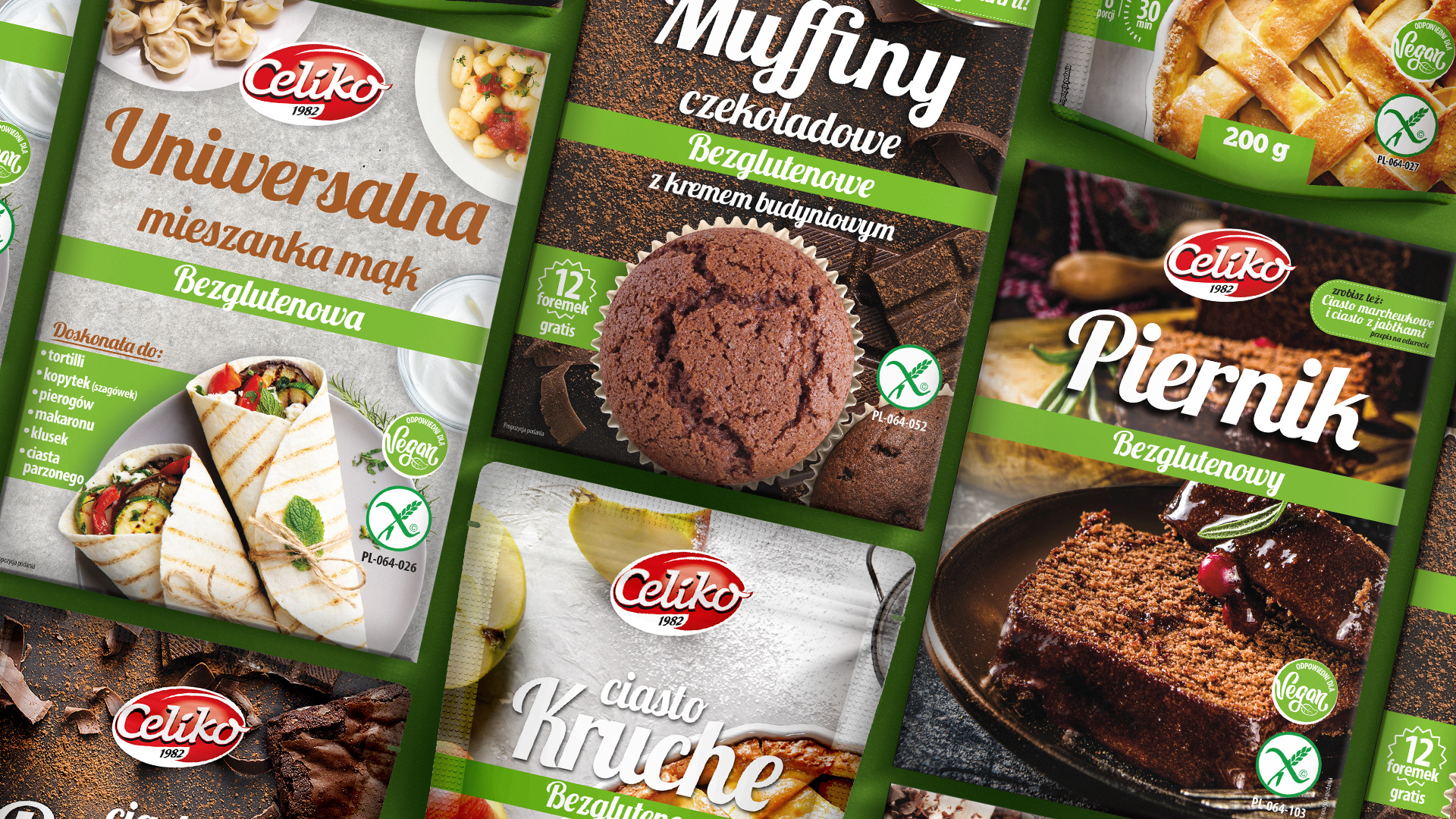 projektowanie opakowań ciasta i muffinki