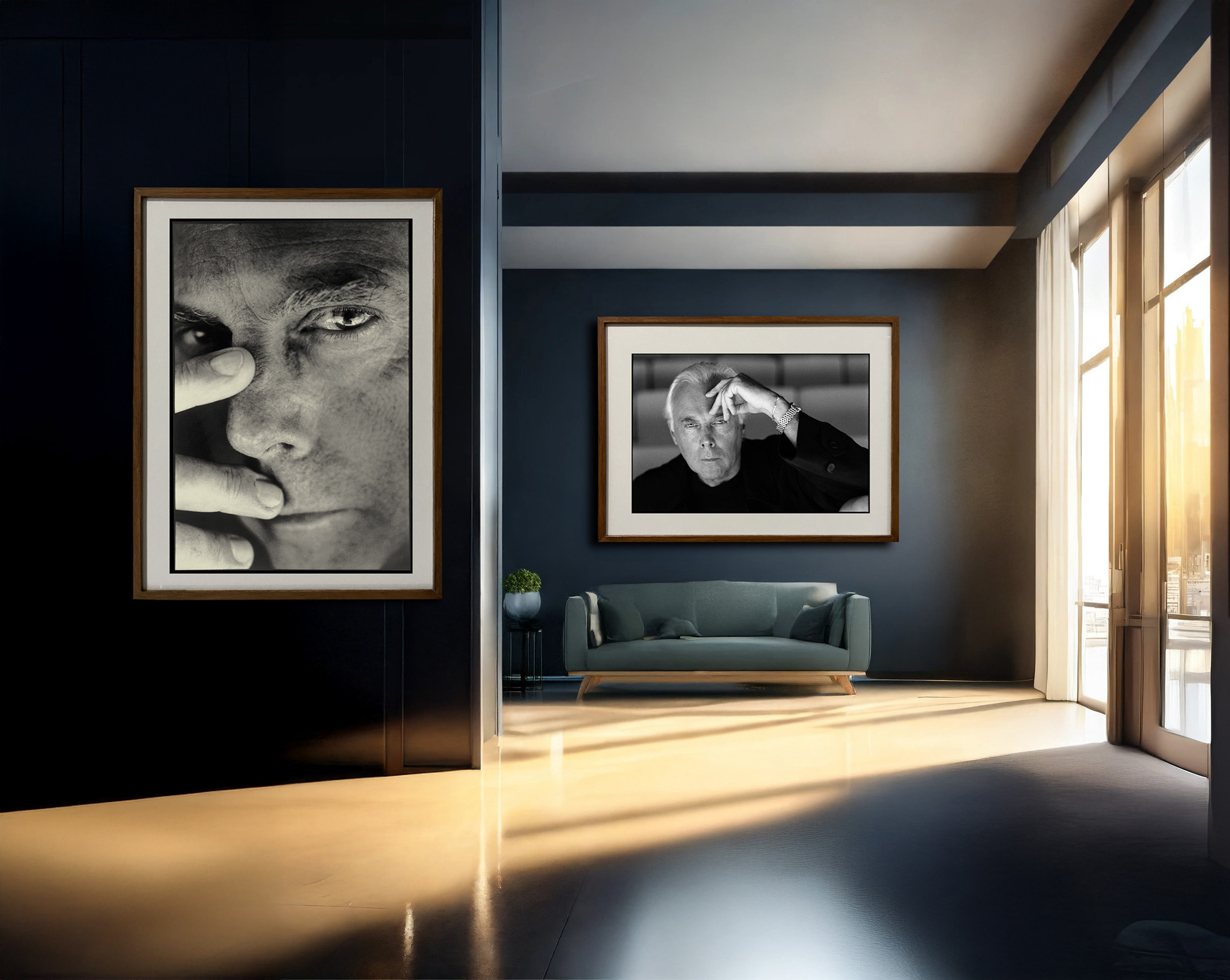 Alfred Steffen Giorgio Armani portrait print edition