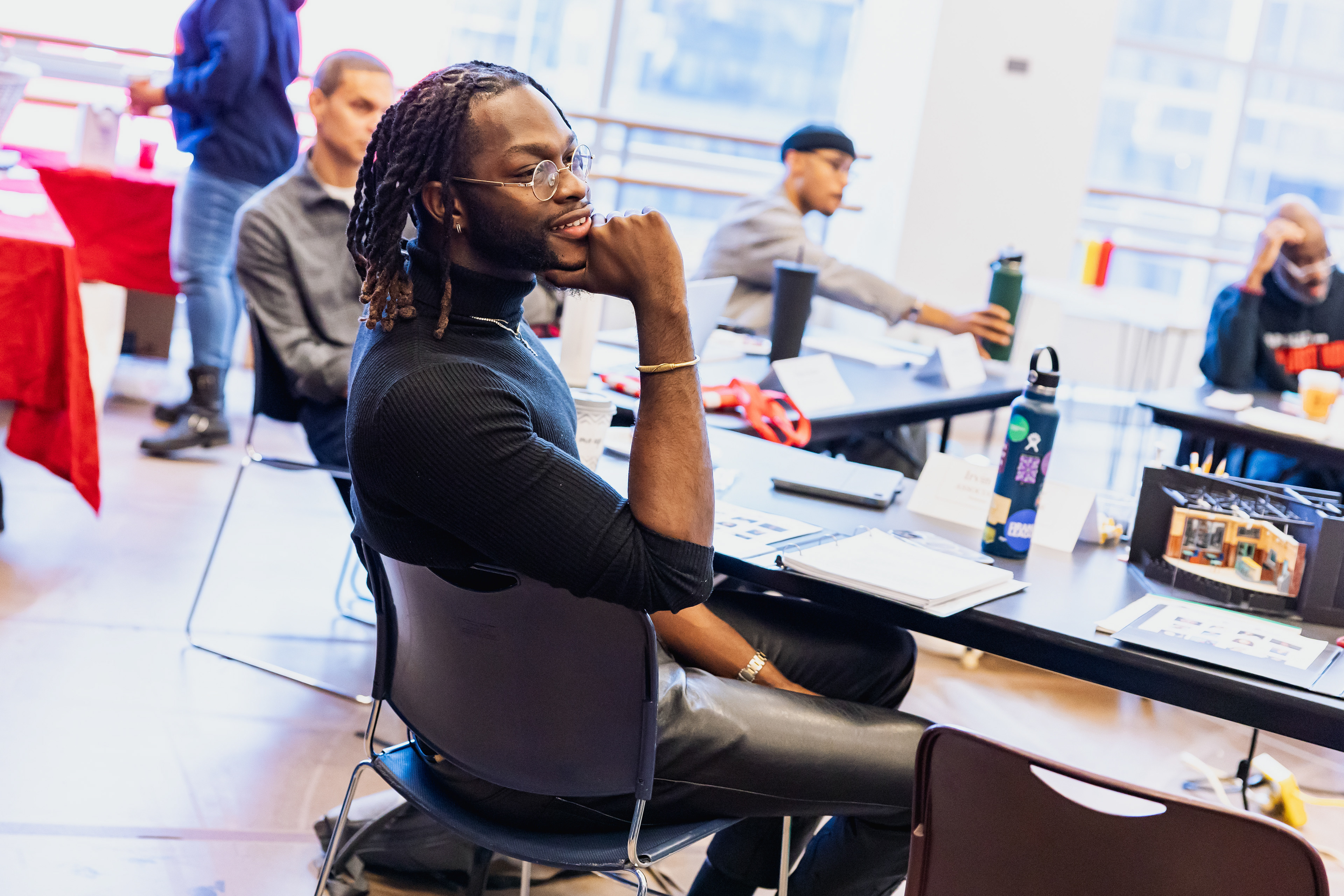 Two Trains Running Rehearsals | Photo Courtesy of Rebecca J Michelson