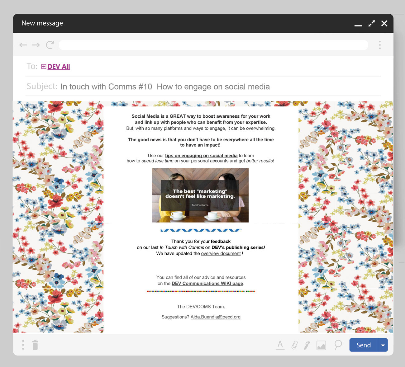 In touch with Comms #10  How to engage on social media