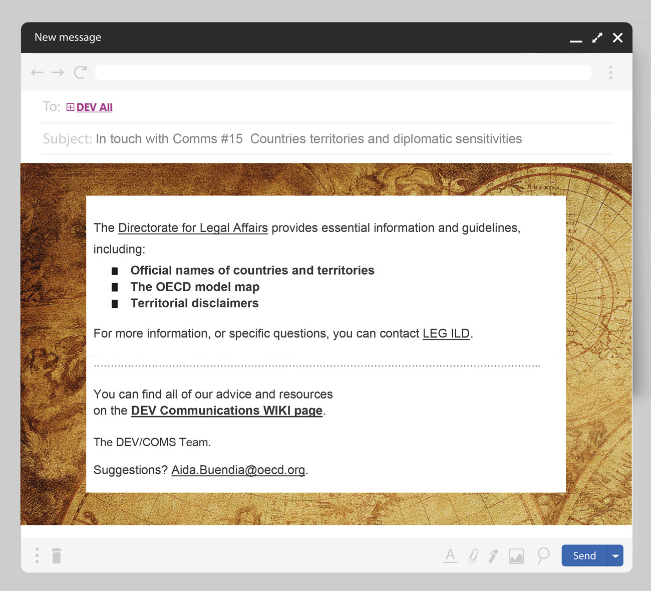 In touch with Comms #15 Countries territories and diplomatic sensitivities copy