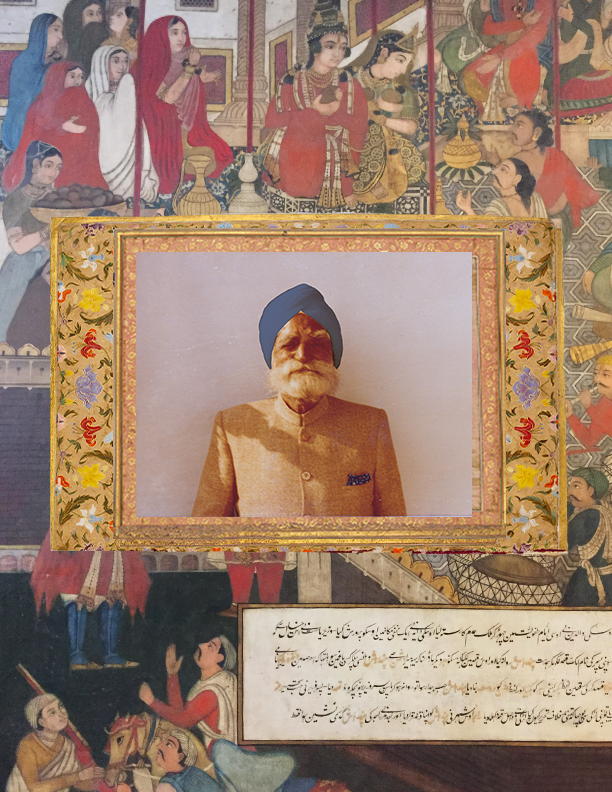 Digital collage of my great grandfather.