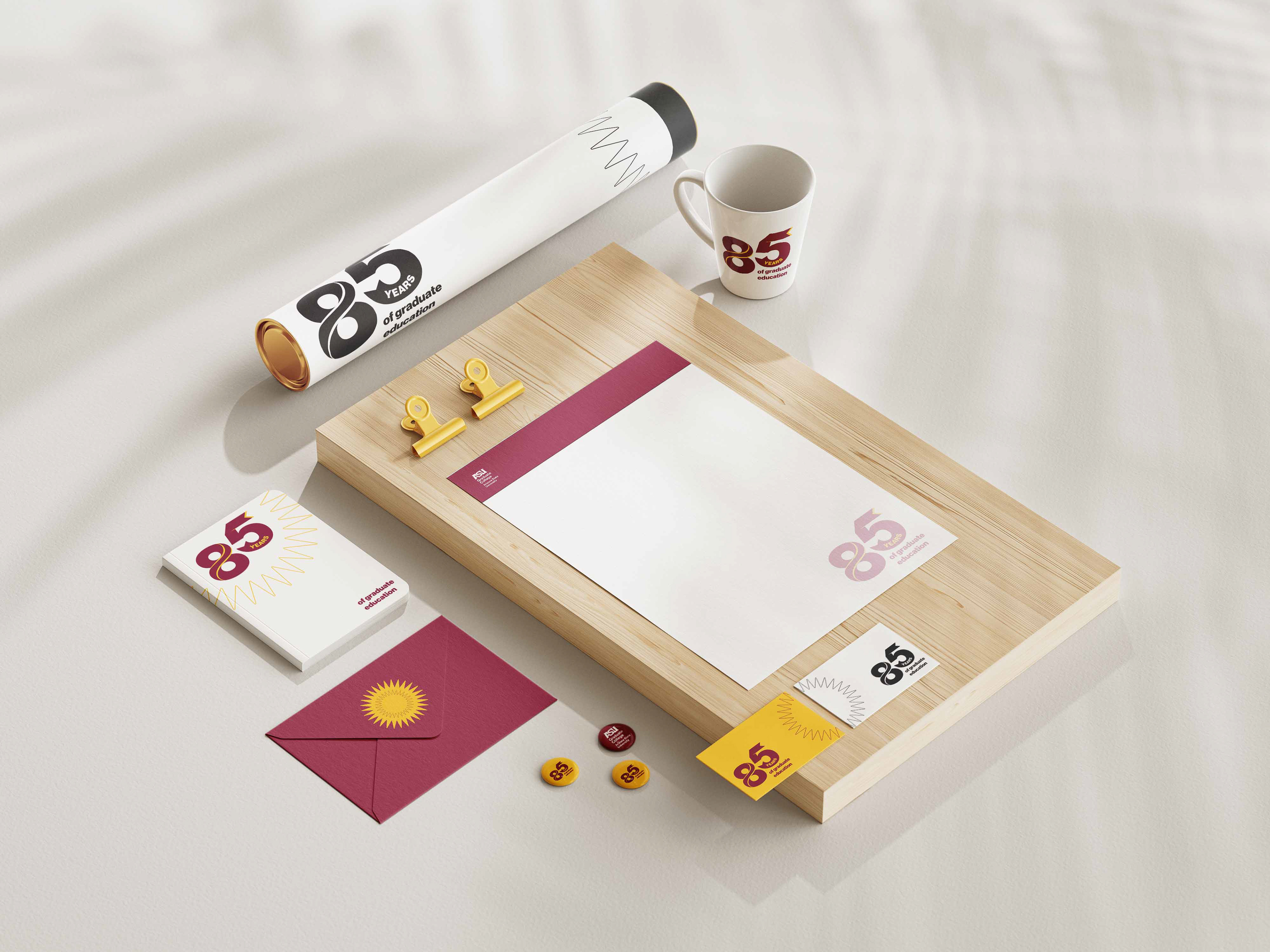 85th Anniversary Logo Stationary