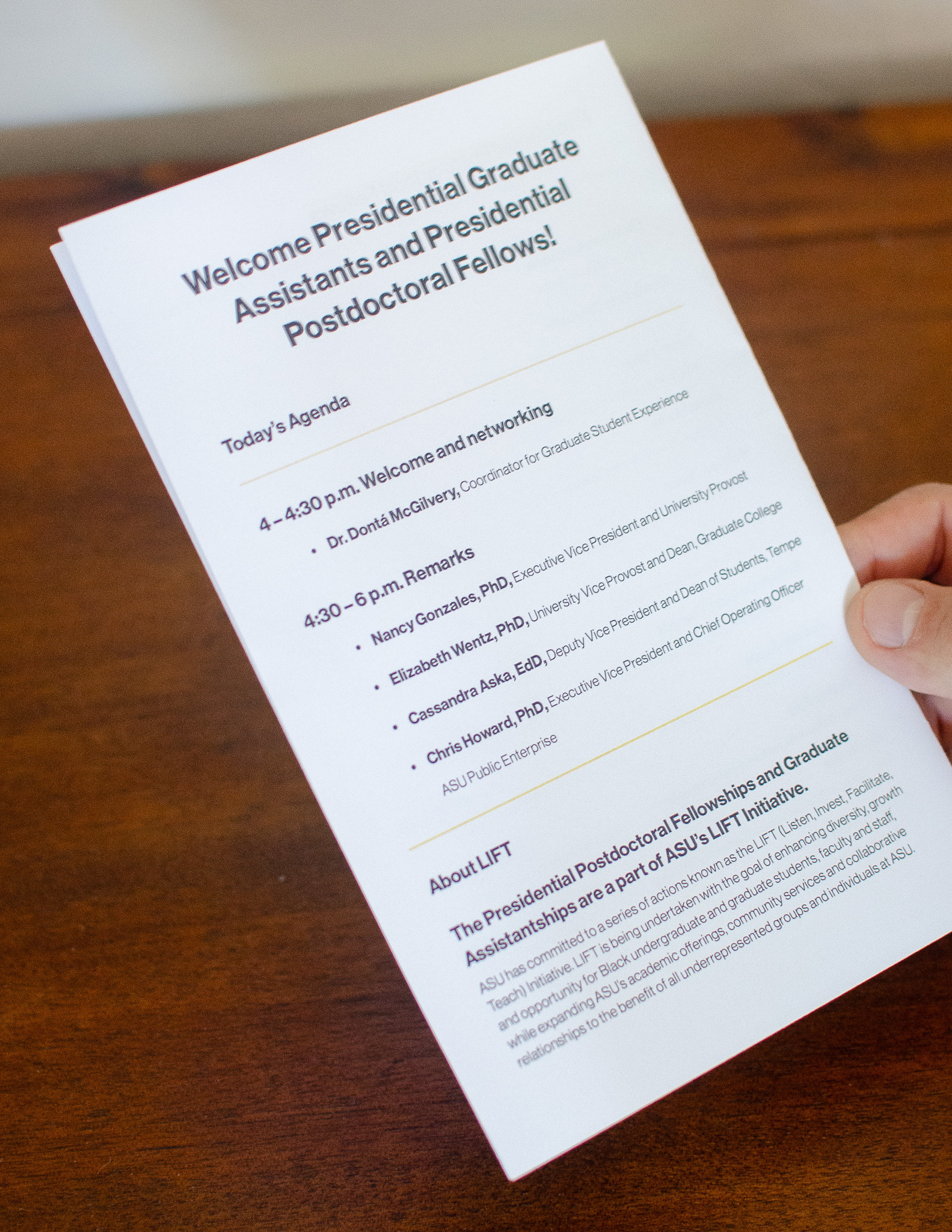 Presidential Scholars Brochure
