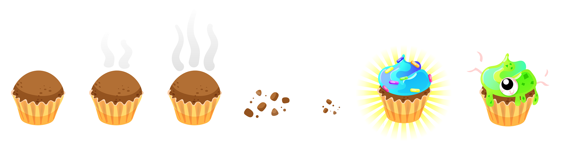 cupcake asset states