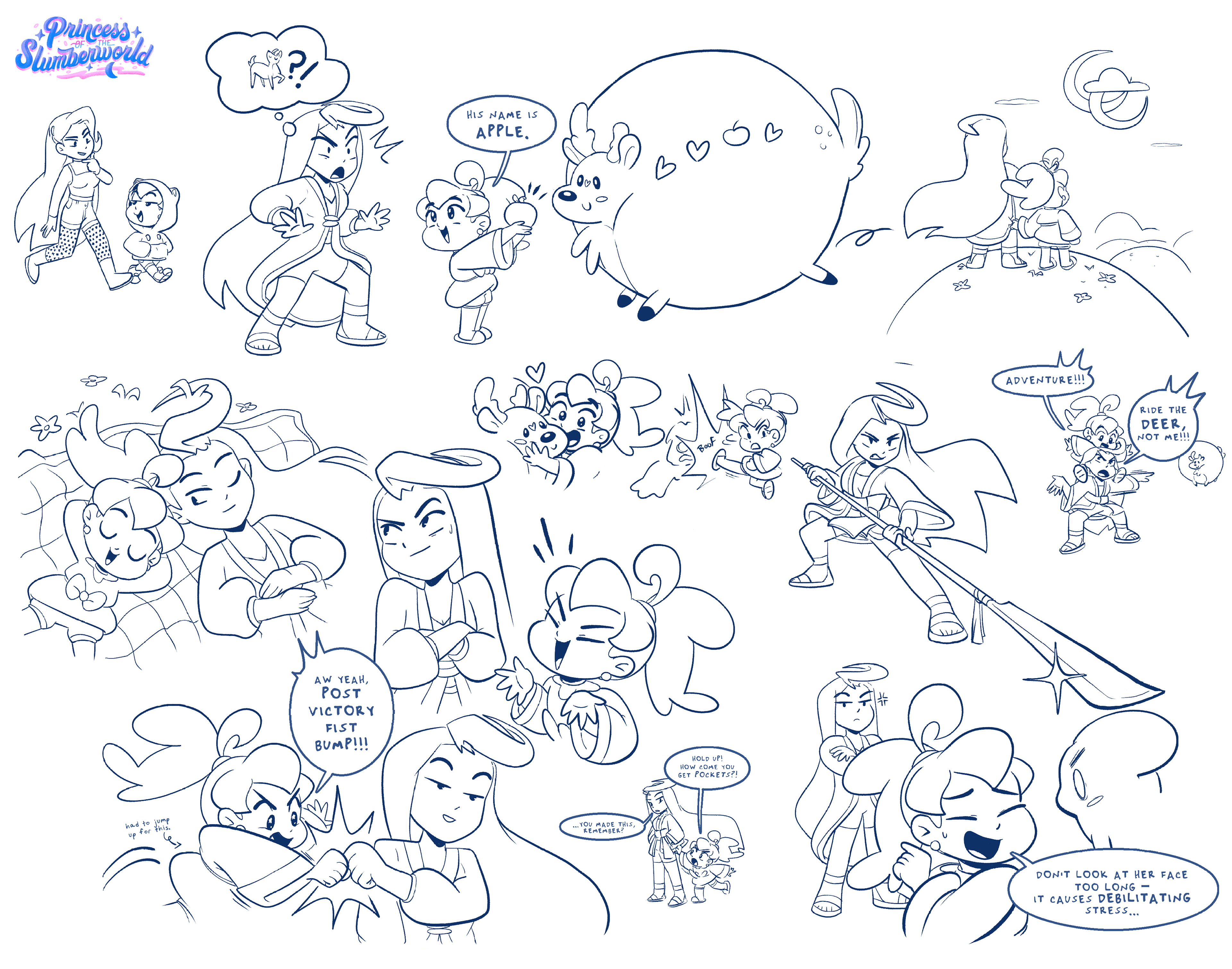 Character interactions