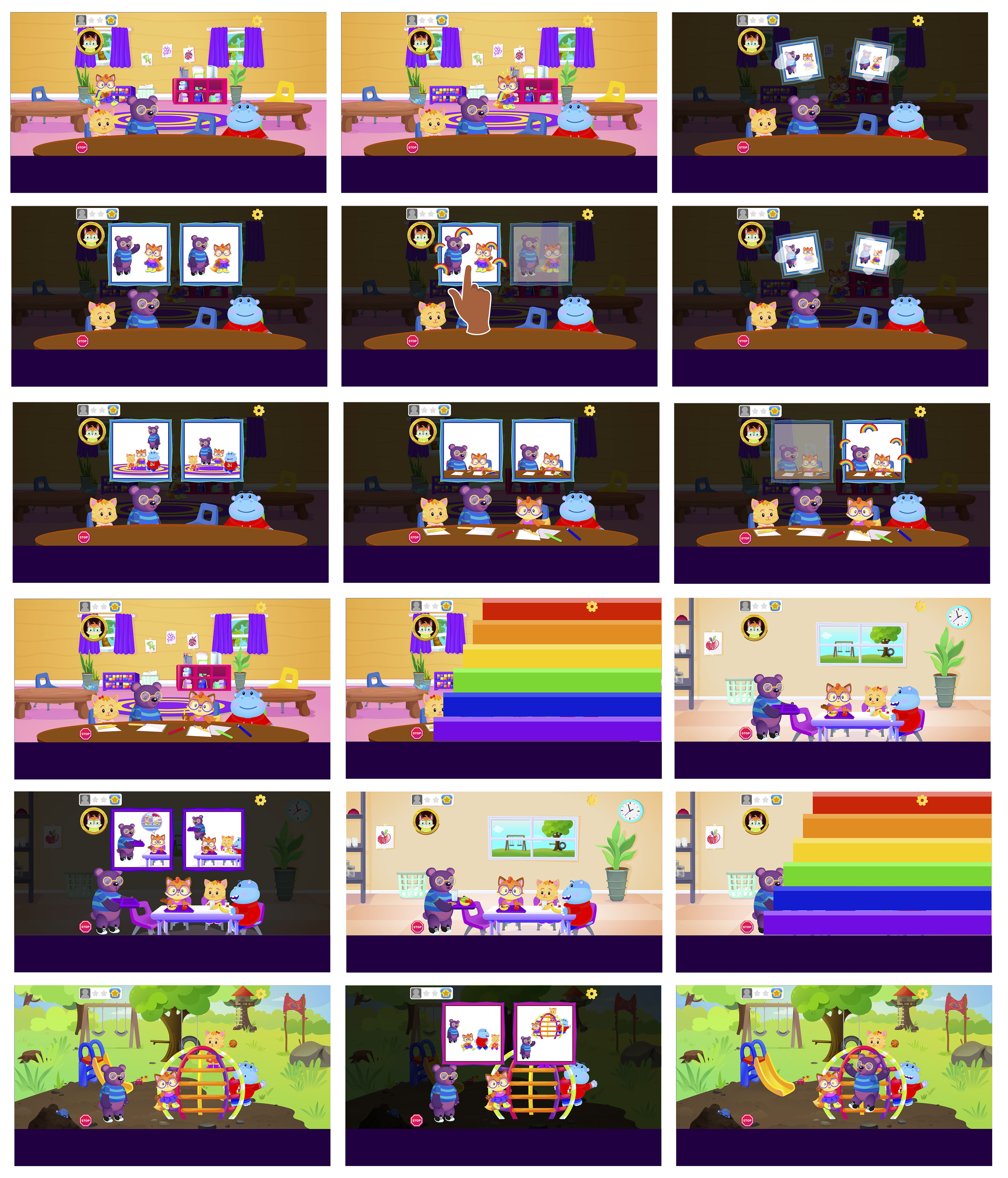 Storyboard gameplay 
