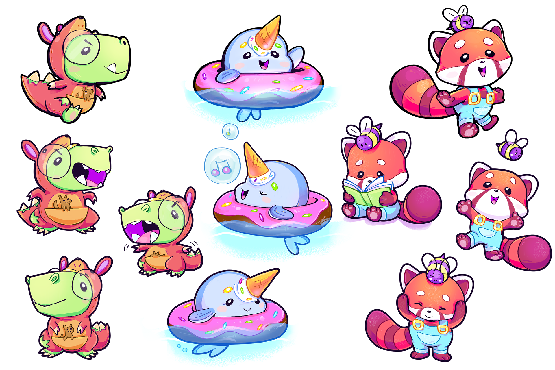 Cute crochet plushie concepts