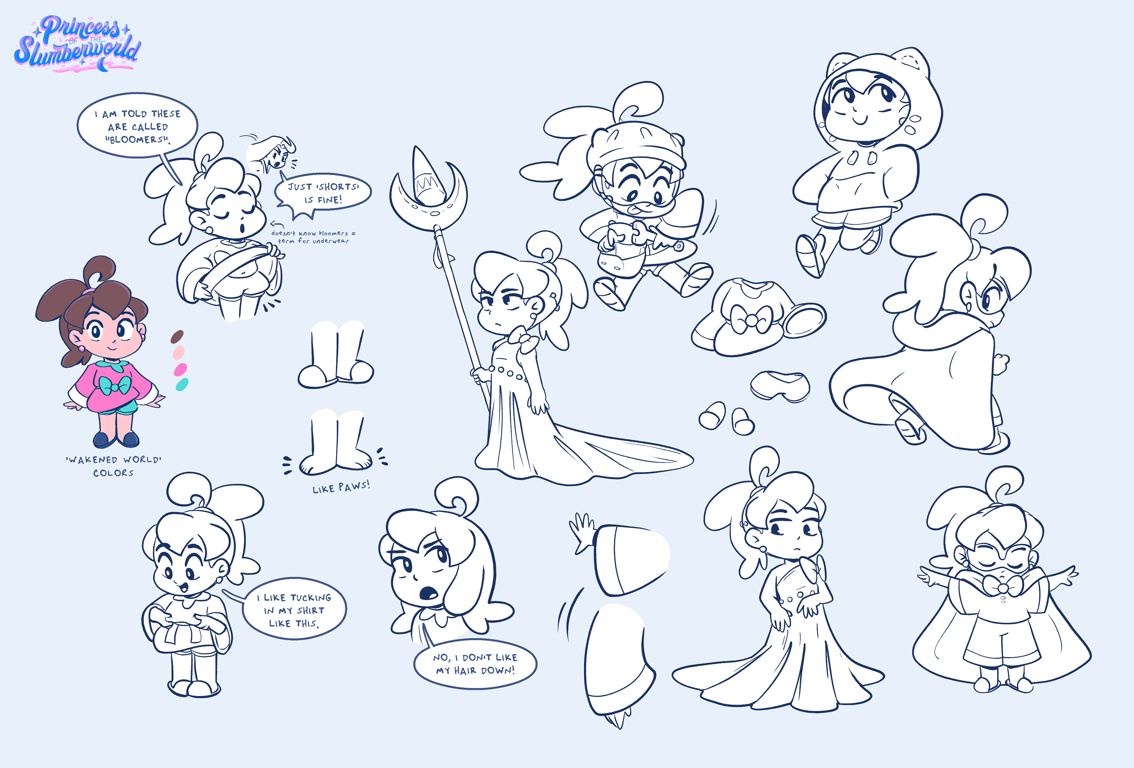 Princess Pajamas outfits