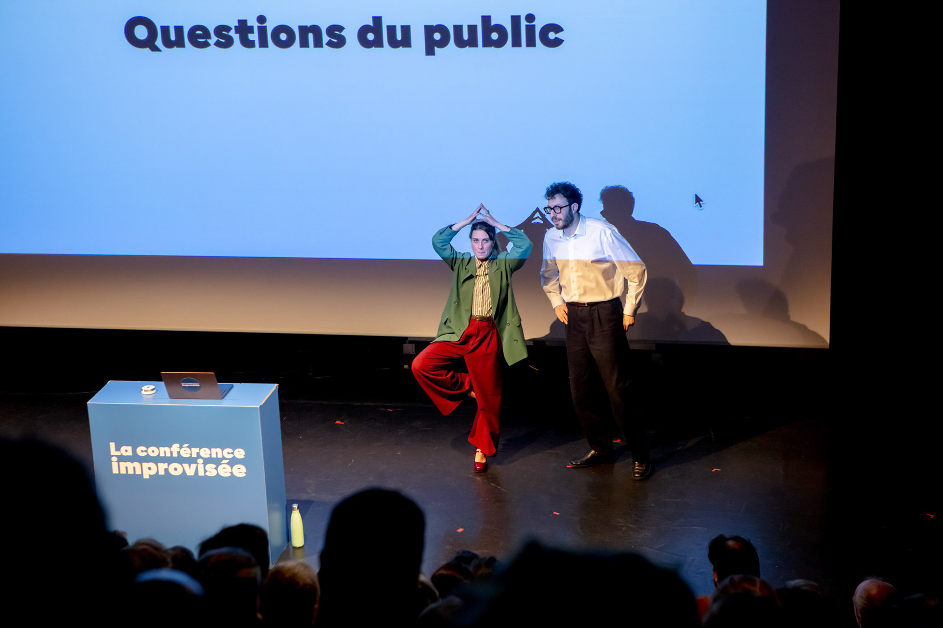 La Conférence Improvisée / Donatienne Amann + Blaise Bersinger + Bastien Bron